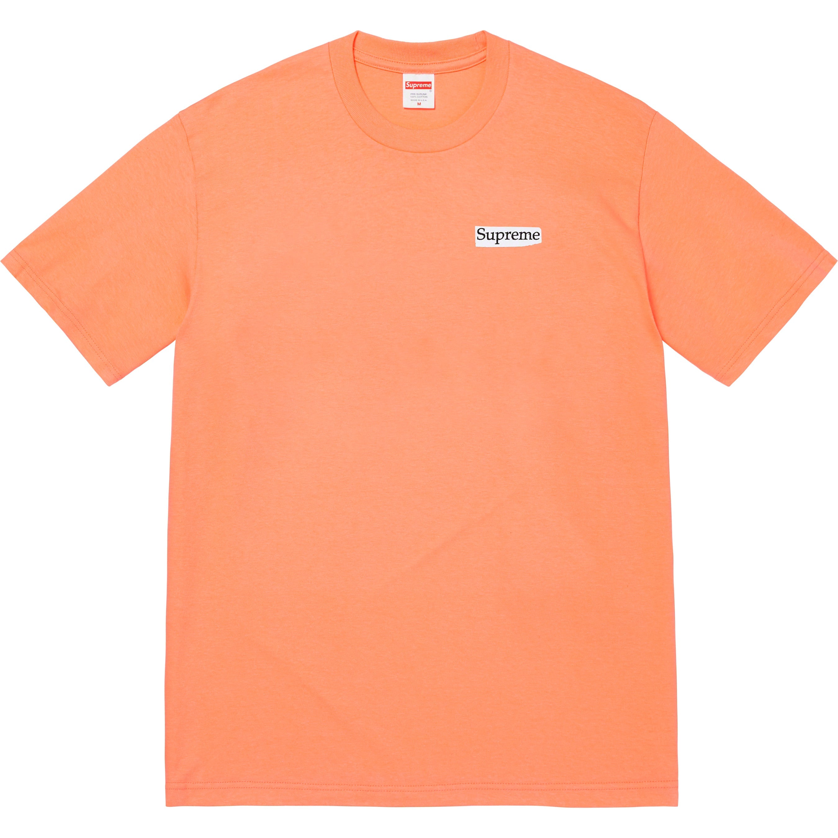 Supreme Blowfish T-Shirt for Men - Soft Peach Cotton Tee - Casual Streetwear for Everyday Wear & Urban Fashion