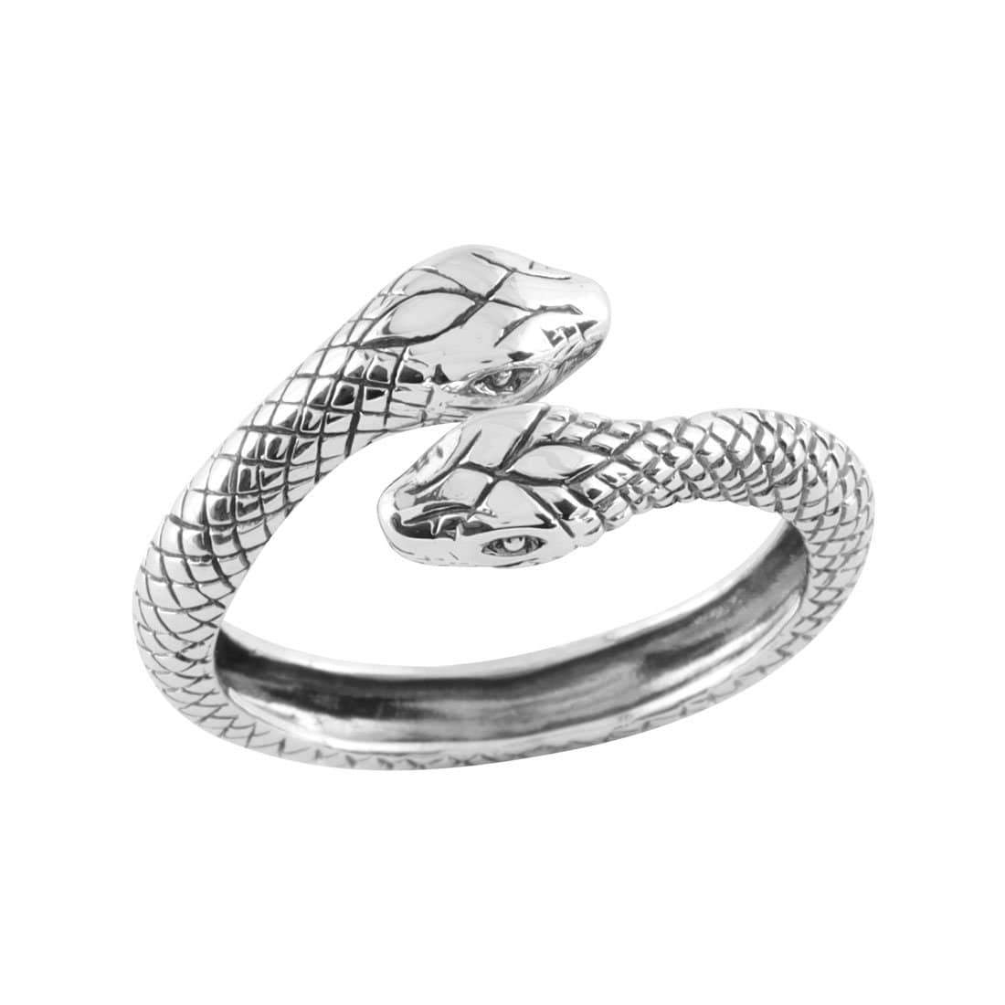 Rebirth Snake Ring - Elegant Sterling Silver Serpent Jewelry for Women | Perfect for Gothic Fashion, Boho Style & Everyday Wear