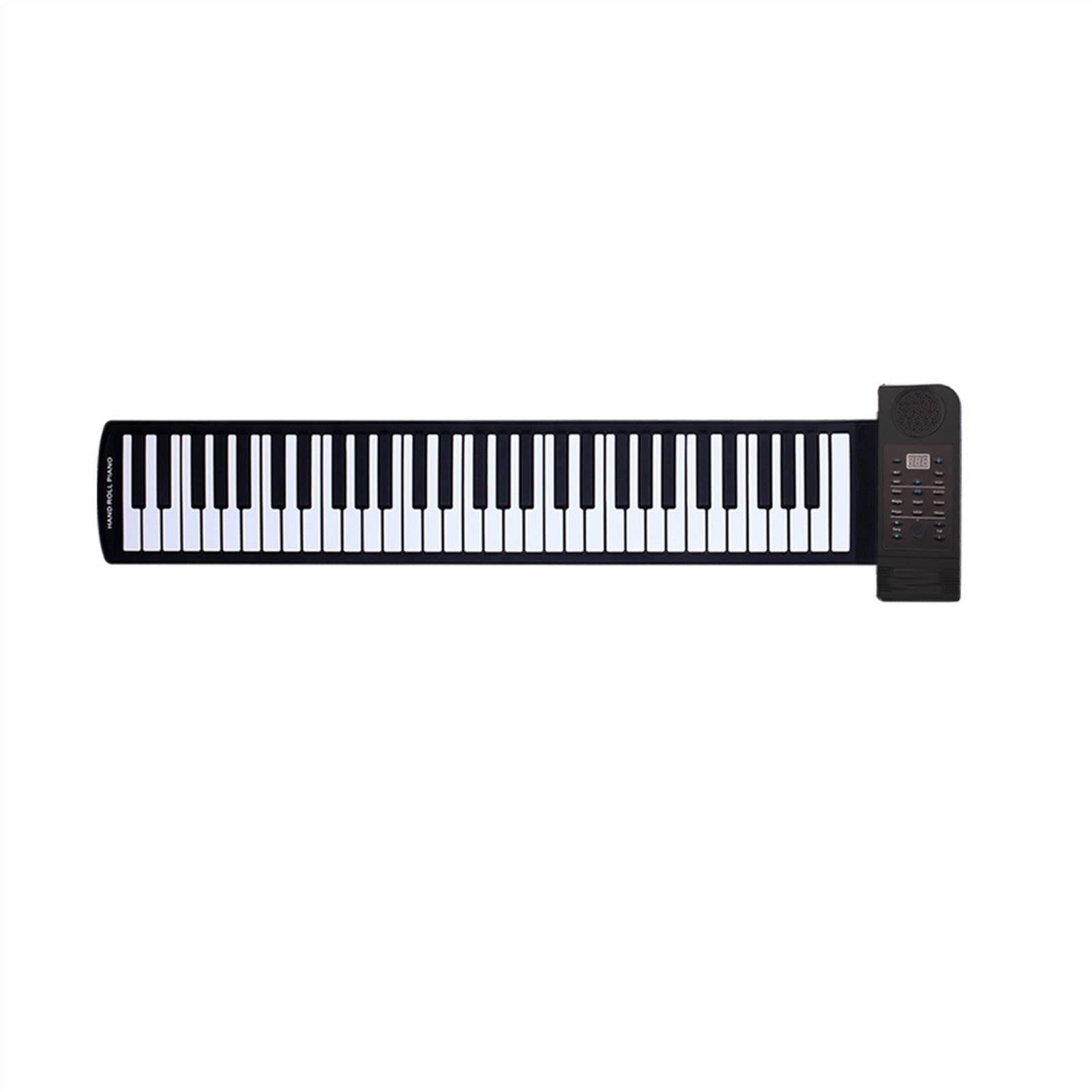 61-Key Portable Folding Piano with Thickened Soft Keyboard - Hand-Rolled Electronic Keyboard for Travel, Home Practice & Live Performance