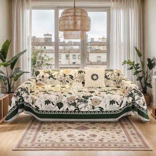 11# French Floral Green