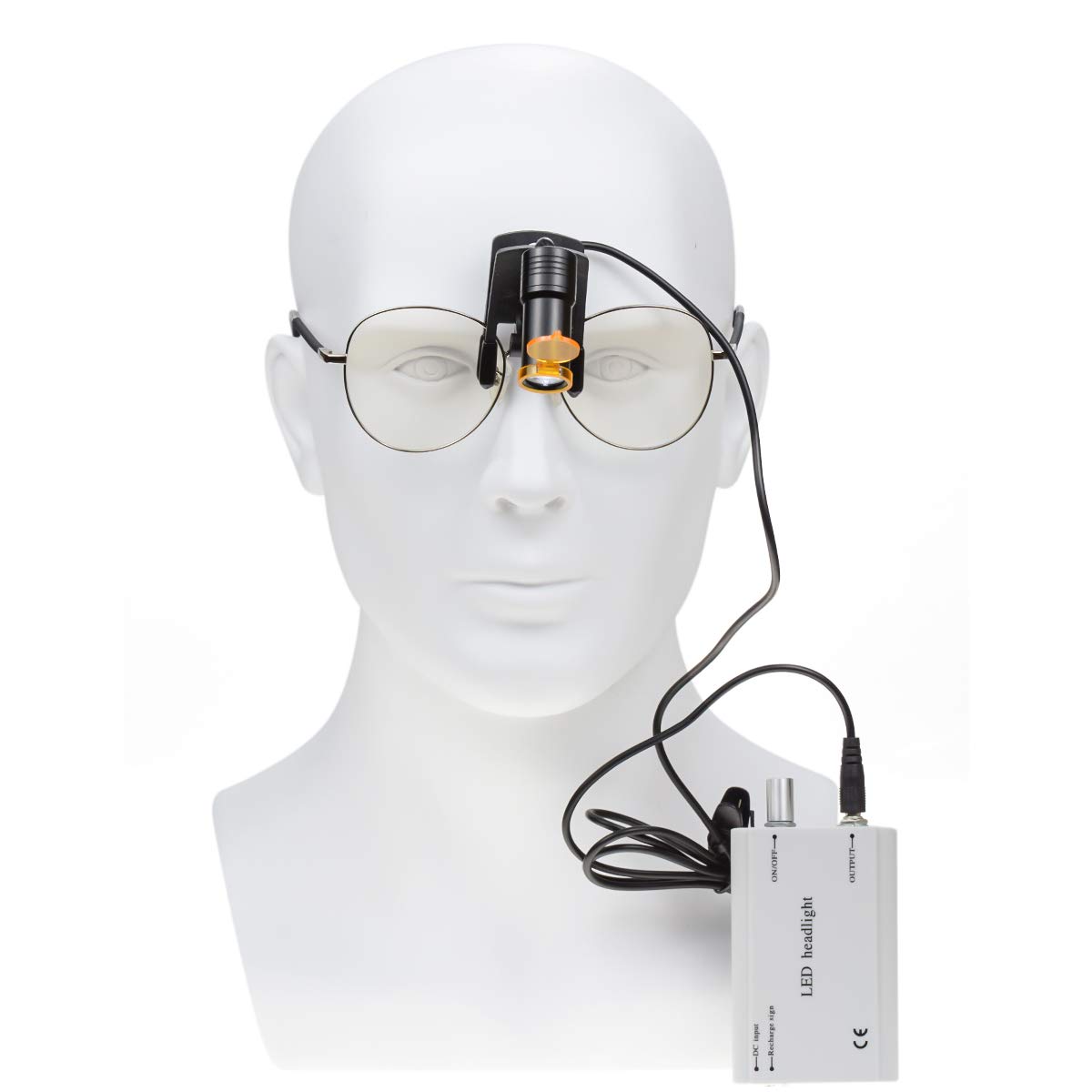 High-Performance Plastic Headlight with Fast Heat Dissipation - Durable & Efficient LED Car Headlamp for Night Driving, Off-Road Adventures & Foggy Conditions