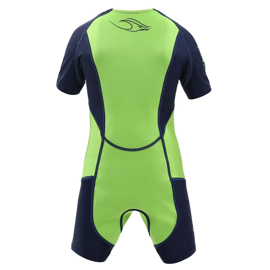 Aqua Sphere Junior's Stingray HP2 SS Swim Goggles for Kids - Bright Green/Navy Blue - UV Protection, Anti-Fog, Comfort Fit - Perfect for Swimming Lessons, Pool Training & Water Sports