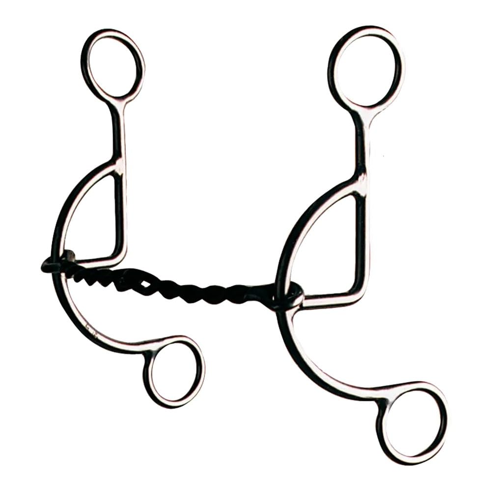 Reinsman Twisted Wire Sweet Iron Half Wonder Bit – Durable Horse Training Bit for Western Riding & Dressage – Perfect for Trail Riding & Show Competitions