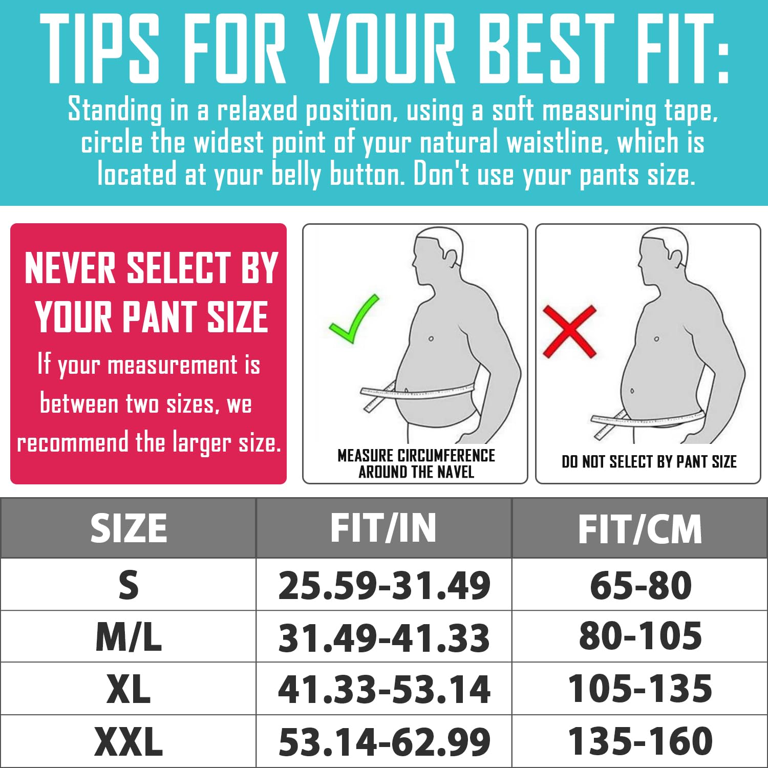 Premium Back Brace for Lower Back Pain Relief - Adjustable Lumbar Support Belt with 7 Stays for Men & Women - Sciatica, Herniated Disc & Scoliosis Support - Waist Size 53.1
