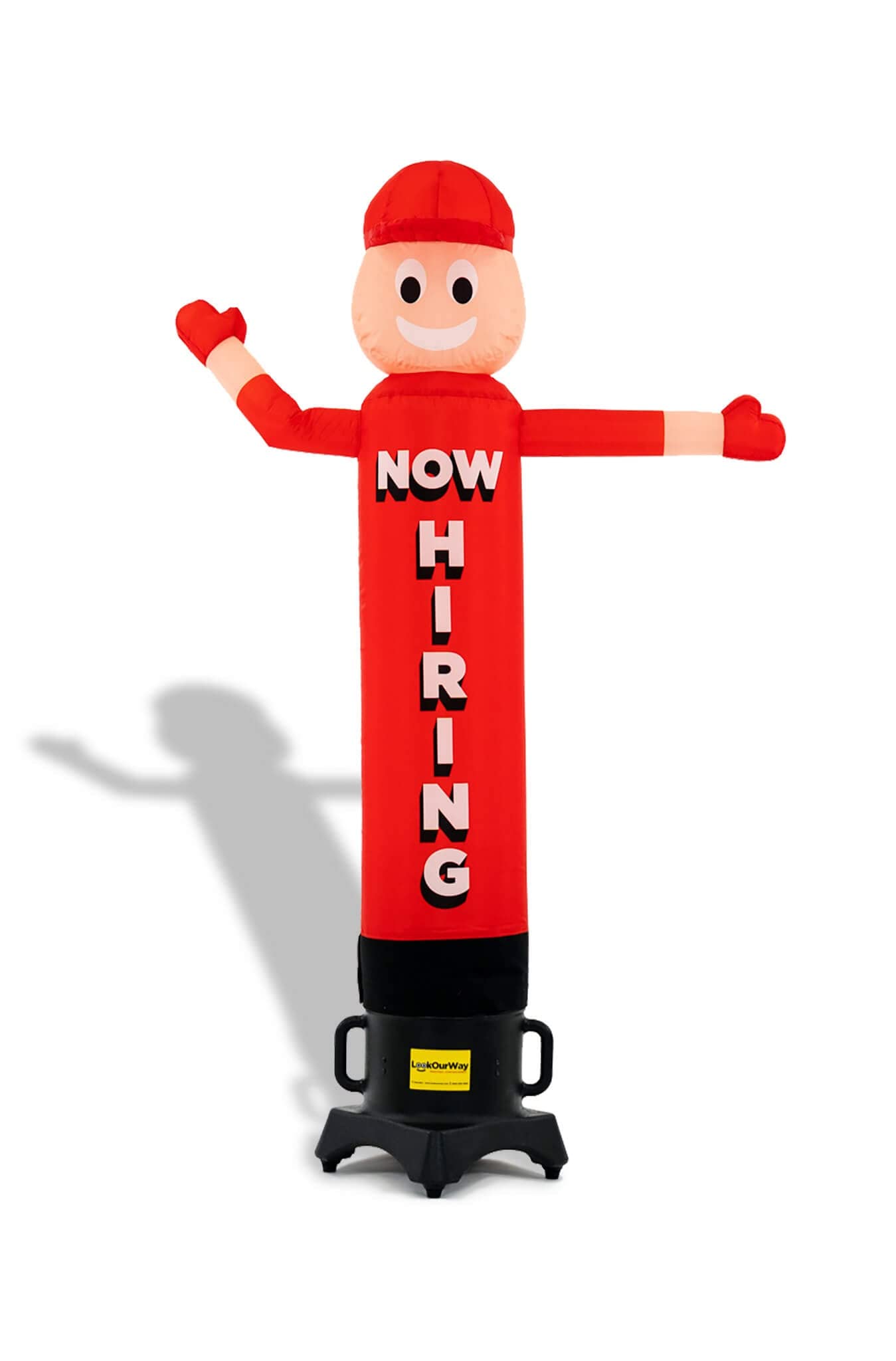 6ft Inflatable Tube Man Now Hiring Air Waver with Blower - Outdoor Advertising Dancer for Business Promotion & Store Openings - Perfect for Car Dealerships, Grand Openings & Sales Events