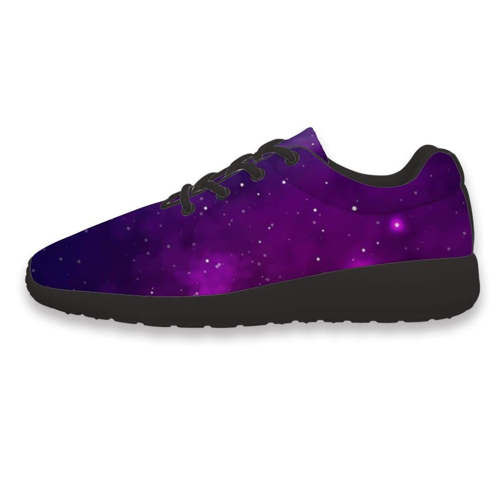 KINGSFEET Blue Galaxy Running Shoes for Women & Men - Breathable Athletic Sneakers for Walking, Jogging & Gym Workouts - Durable Fashion Footwear for Daily Wear & Sports Activities