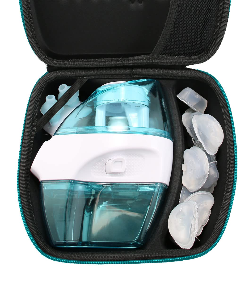 Navage Essentials Bundle Nasal Irrigation System - Saline Nasal Rinse Kit with 1 Nose Cleaner, 30 Salt Pods, Countertop Caddy & Teal Travel Case | Sinus Relief for Allergies, Cold & Congestion | Perfect for Home & Travel Use