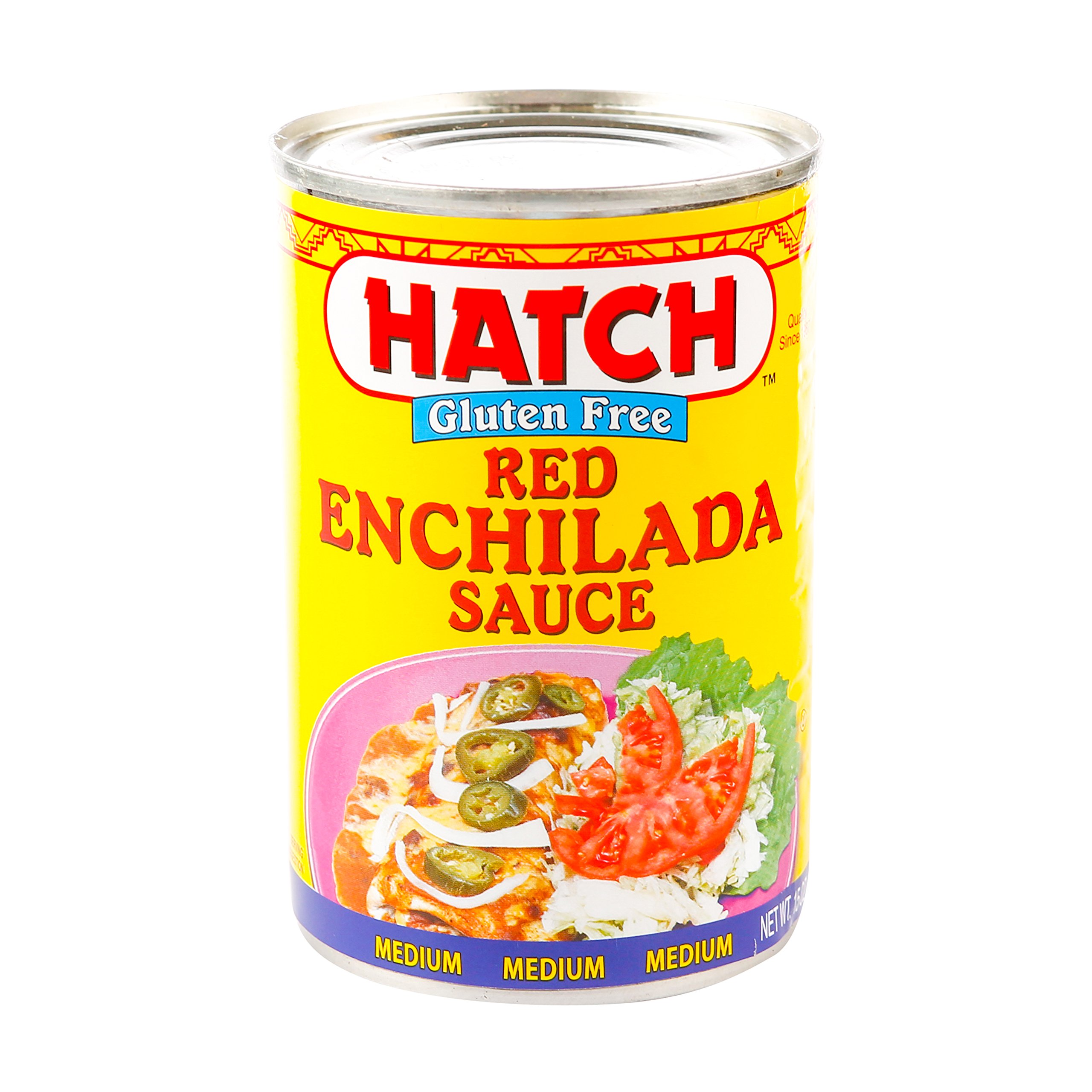 Hatch Red Medium Enchilada Sauce - 15 oz Can | Authentic Mexican Flavor | Perfect for Tacos, Burritos & Enchiladas | Gluten-Free & Non-GMO | Great for Family Dinners & Mexican Cuisine