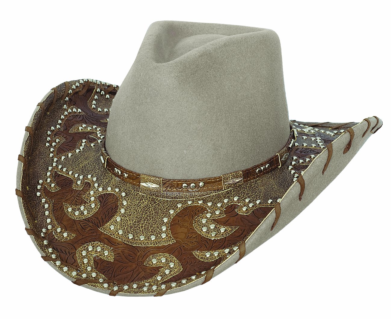 Ultimate Cowgirl Felt Western Cowboy Hat for Women - Sand Color 0575S | Rodeo, Country Music Festivals & Outdoor Adventures