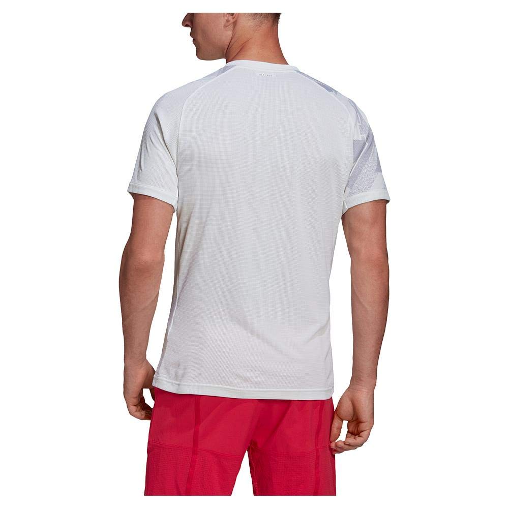Adidas Men's Freelift Printed T-Shirt - Heat.RDY Moisture Wicking Athletic Tee for Running, Gym & Outdoor Sports