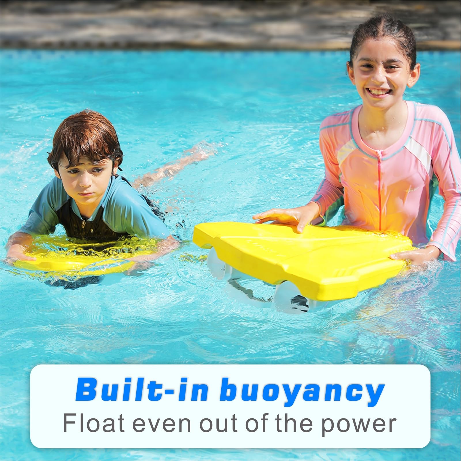 Electric Swimming Kickboard Scooter with Dual Motors - 1M/s Max Speed, 45 Min Runtime - Perfect Pool Toy for Kids & Adults - Great Summer Gift for Swimming Enthusiasts (Ideal for Pool Training, Water Exercise & Family Fun)