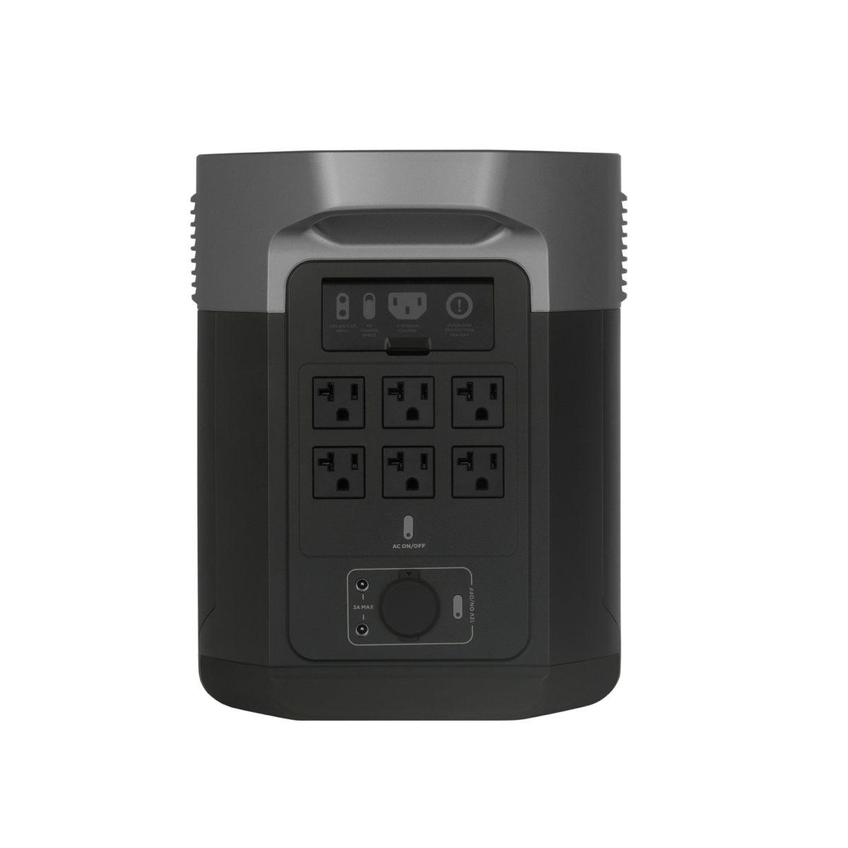 EcoFlow DELTA Max 2000W Portable Power Station with 2016Wh Capacity - Solar Generator for Camping, RV, Emergencies & Off-Grid Living (Certified Refurbished)