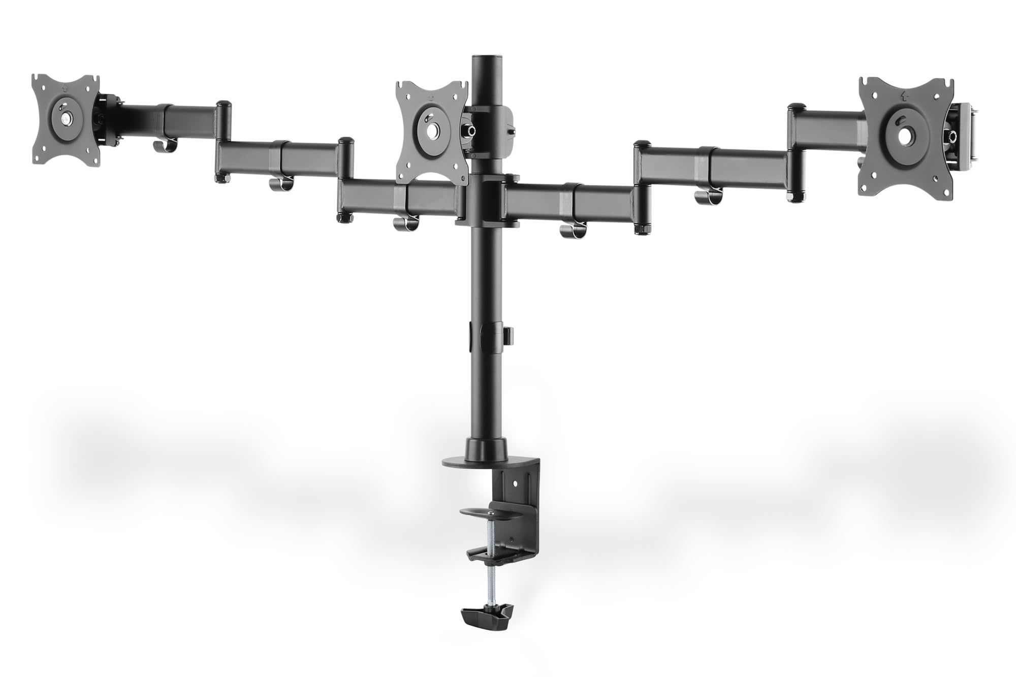 DIGITUS 3 Monitor Stand - Clamp Mount for 27