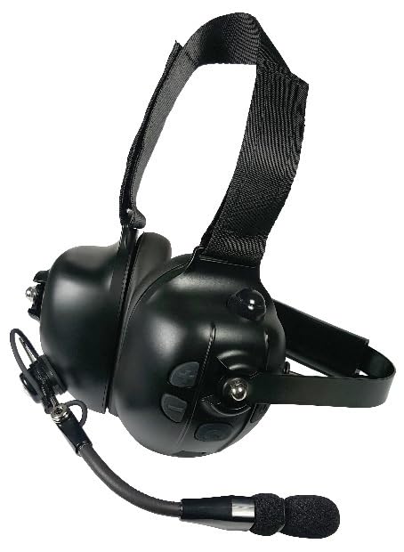 PRYME® Wireless Dual-Muff Headset with Boom Mic (BTH-900-MAX) - Noise Cancelling Bluetooth Headset for Gaming, Office & Call Center Use
