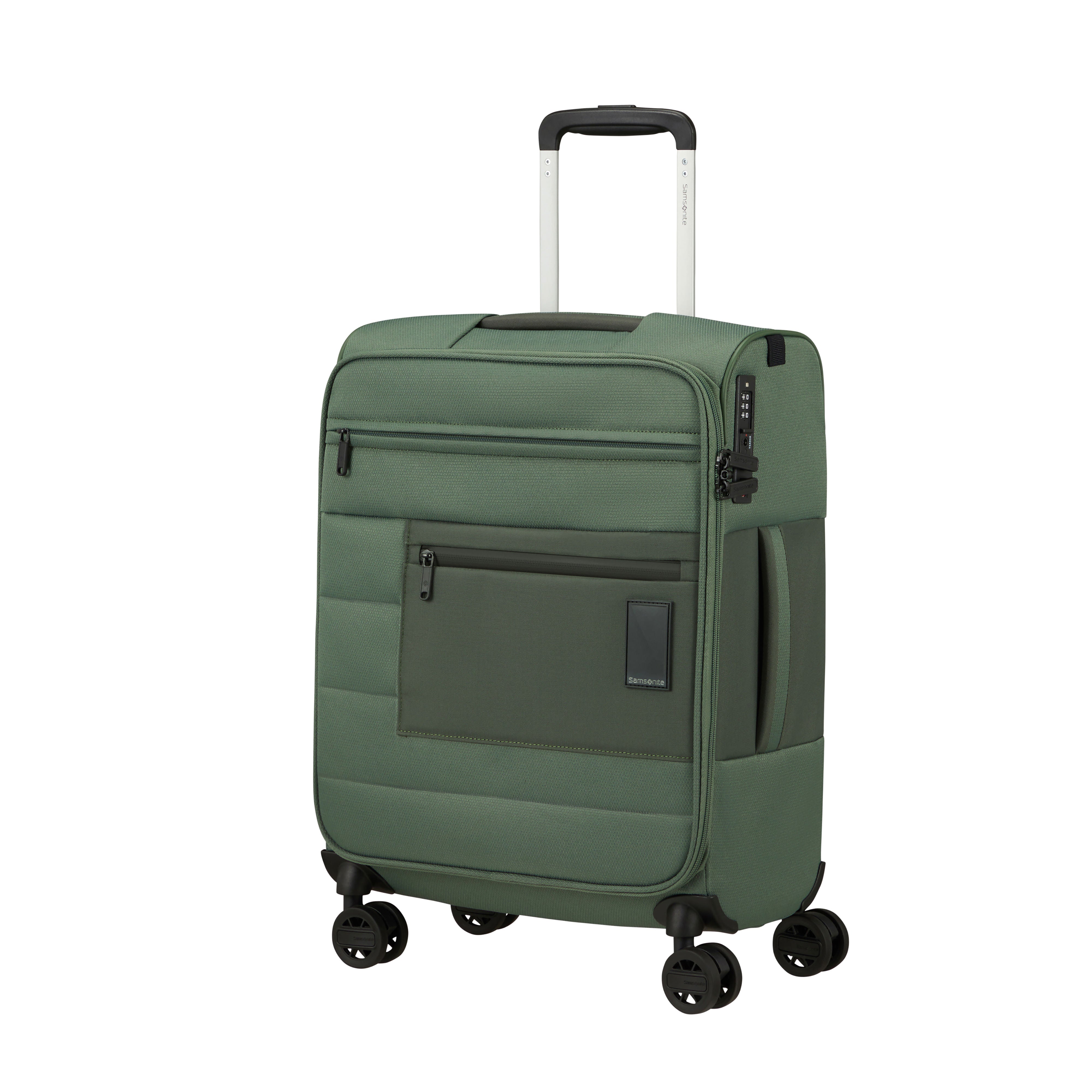 Samsonite Vaycay 3 Piece Spinner Luggage Set - Lightweight Expandable Suitcase with 360° Wheels for Travel, Business & Vacation (Black) - Perfect for Airplane Carry-On, Road Trips & Family Getaways