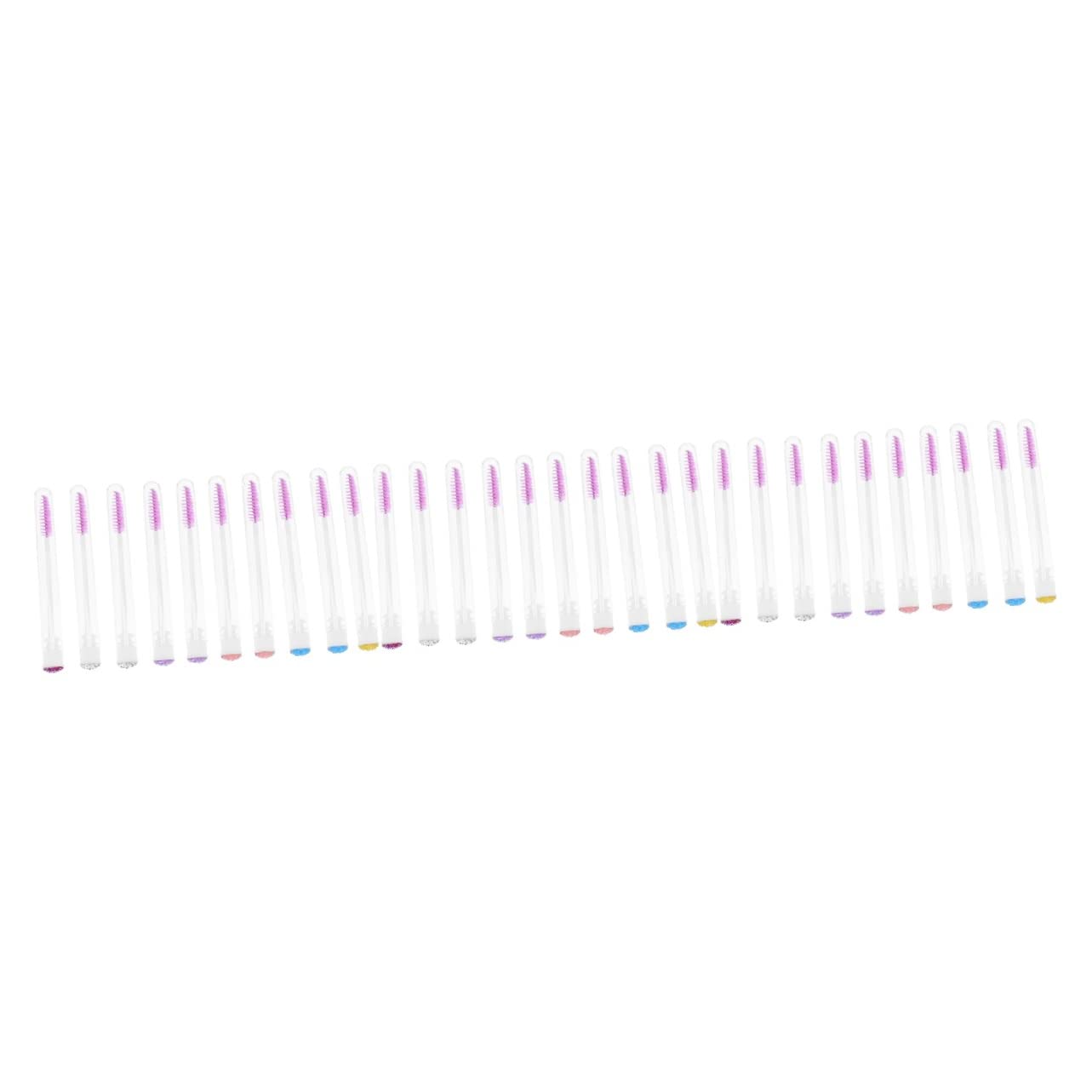 Minkissy 30 Pcs Eyelash Extension Brushes Set - Professional Lash & Brow Comb, Cleaning Brushes, Mascara Wands for Perfect Eyelash Extensions & Makeup Application - Ideal for Salon, Home & Professional Use