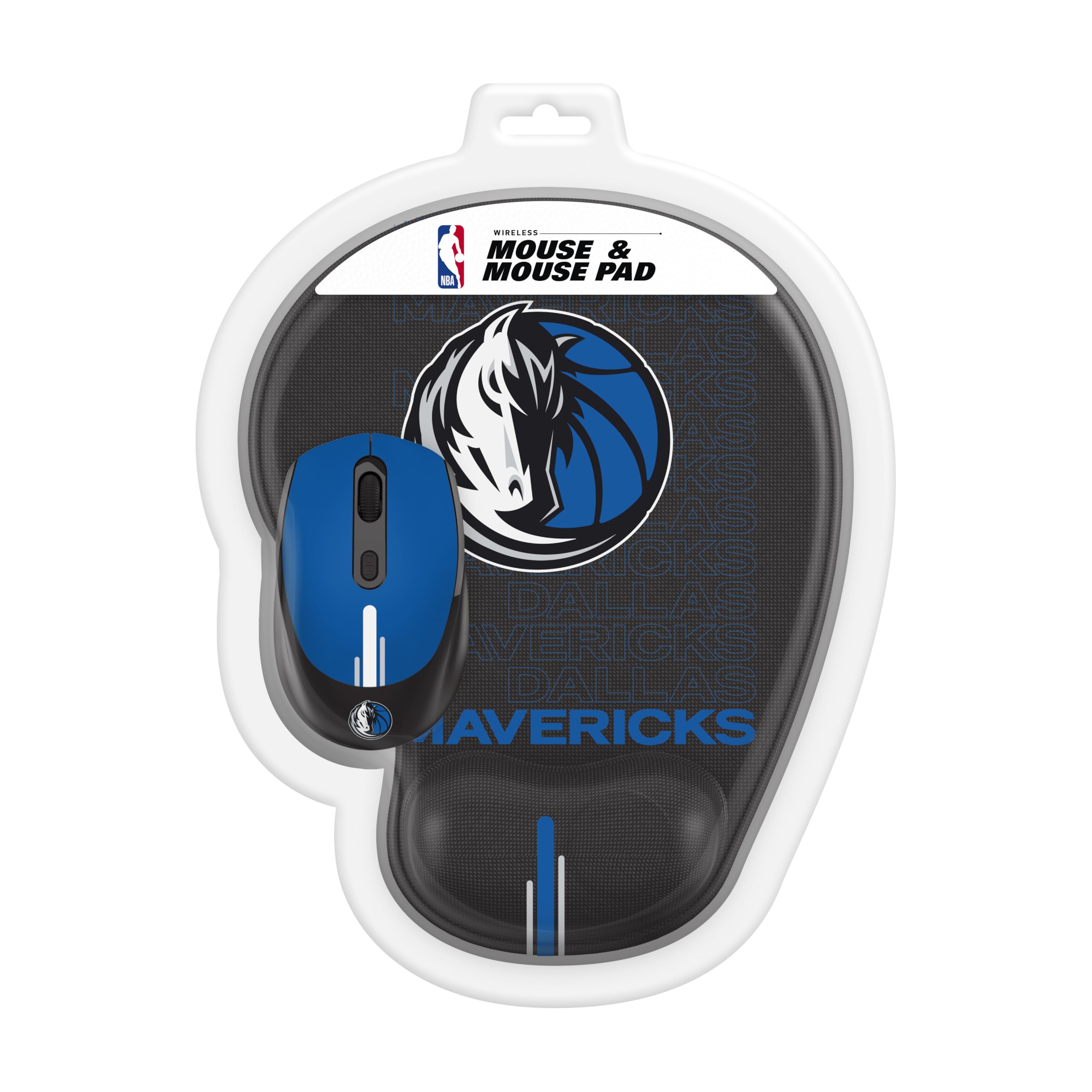 SOAR NBA Wireless Gaming Mouse with RGB Lighting & Large Mouse Pad - Compatible with PC, Laptop, Mac - Perfect for Basketball Fans, Gamers & Office Work