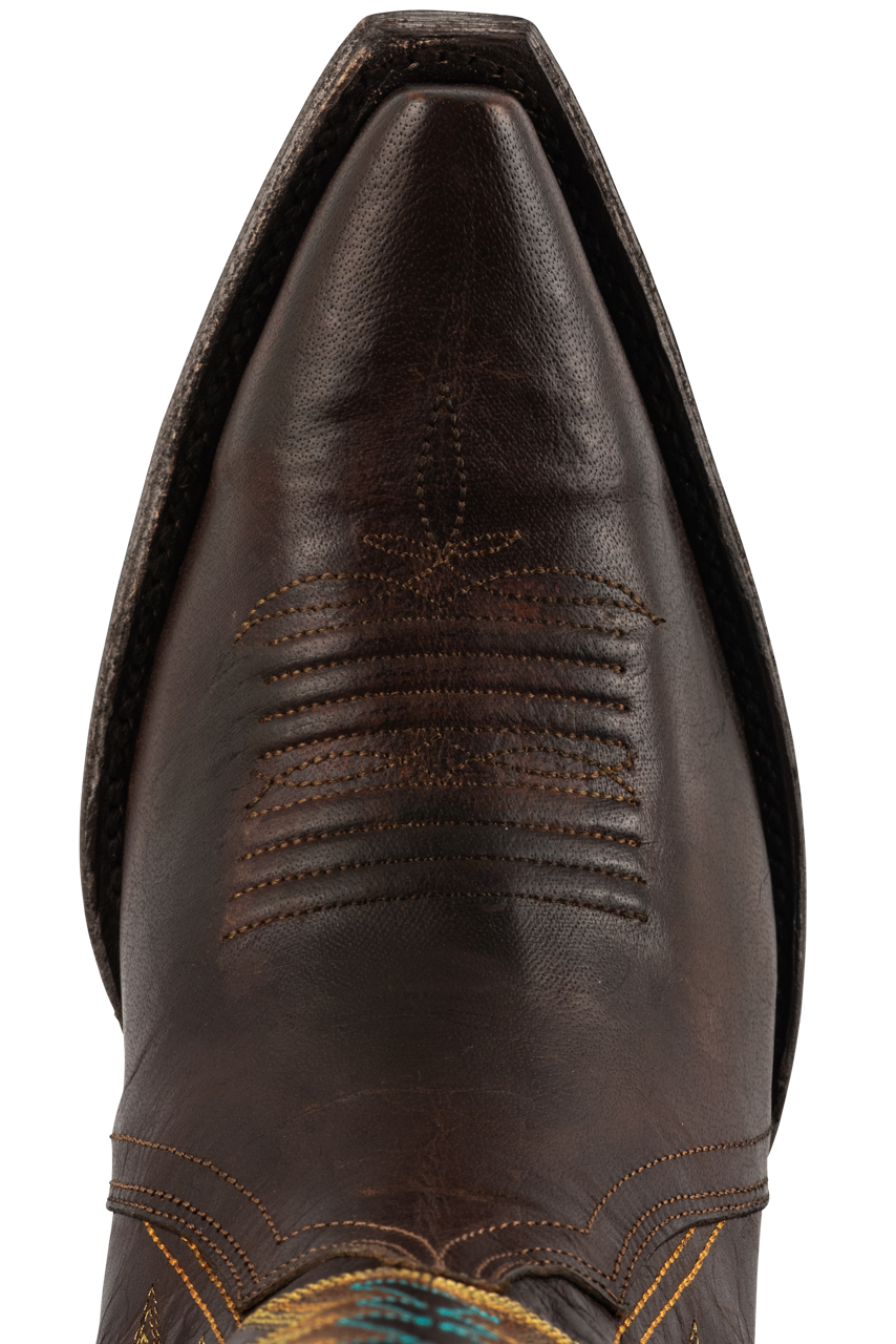 Old Gringo Women's Yucatan Gallegos Western Cowgirl Boots - Brass Toe & Heel - Handcrafted Leather Riding Boots for Country Dancing, Rodeo & Casual Wear