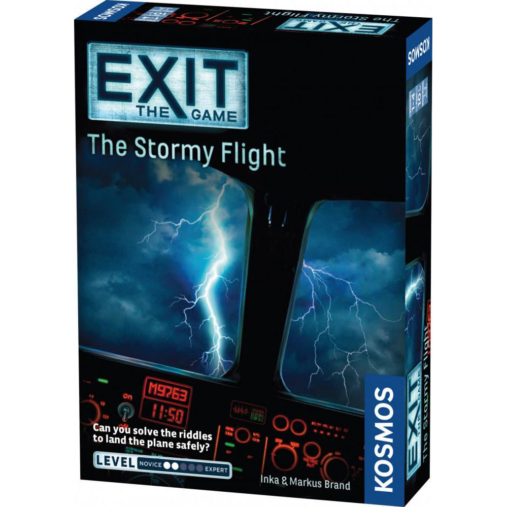 Exit: The Game - The Stormy Flight | Escape Room Board Game for Adults & Families | Perfect for Game Nights & Team Building Activities