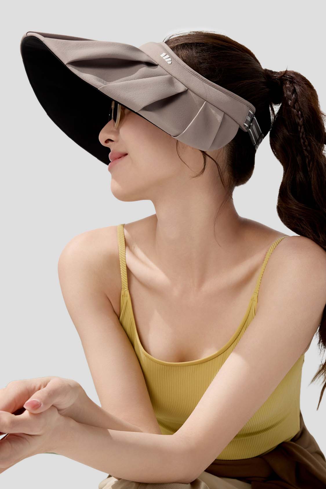UPF 100+ Pleated Women's Sun Hat for Outdoor Activities - Beach, Hiking & Gardening Shell Hat for UV Protection