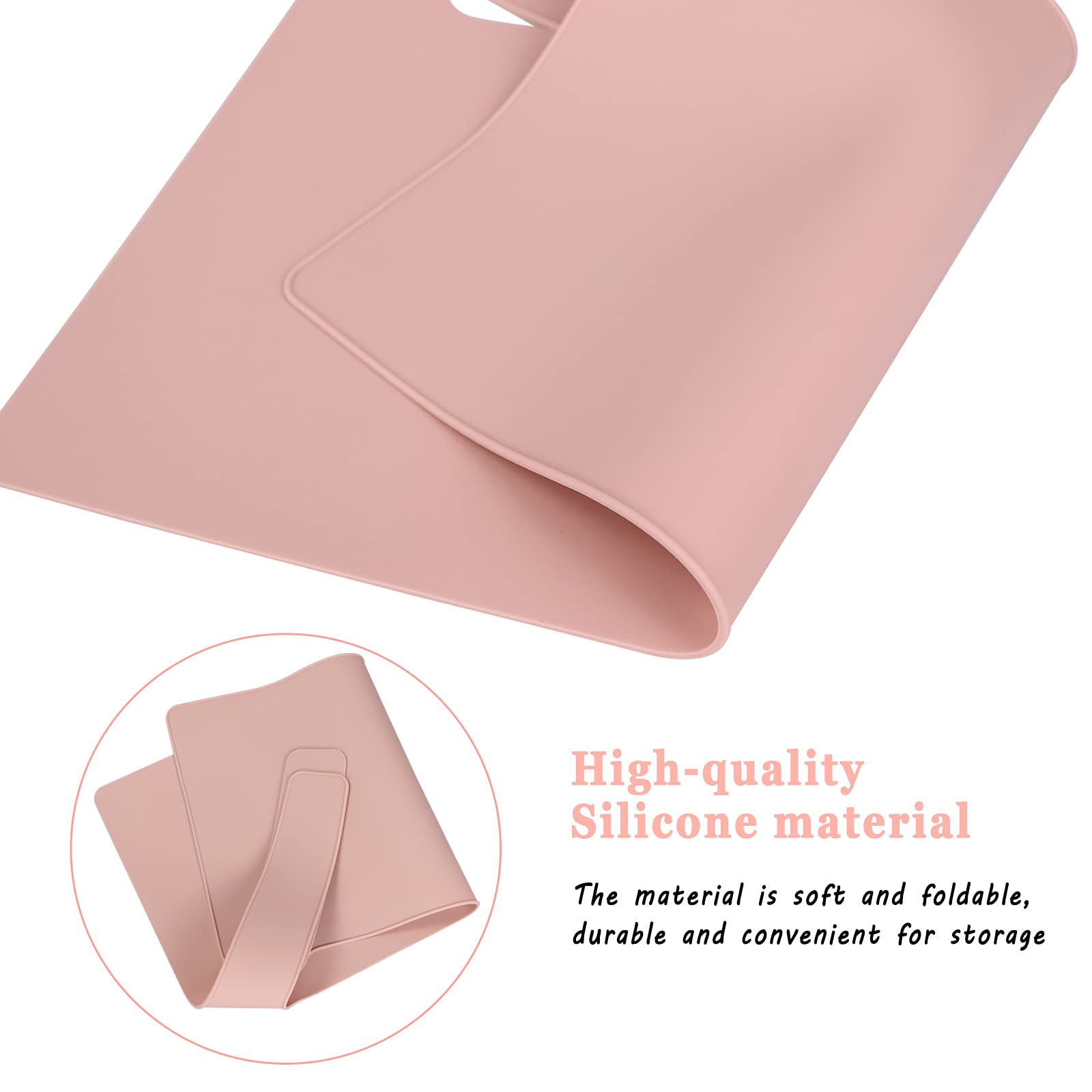 Non-Slip High Chair Placemat for IKEA Antilop - Durable, Washable & Hygienic Baby Feeding Mat - Perfect for Toddlers Mealtime, Snacks & Mess-Free Dining (Pink)