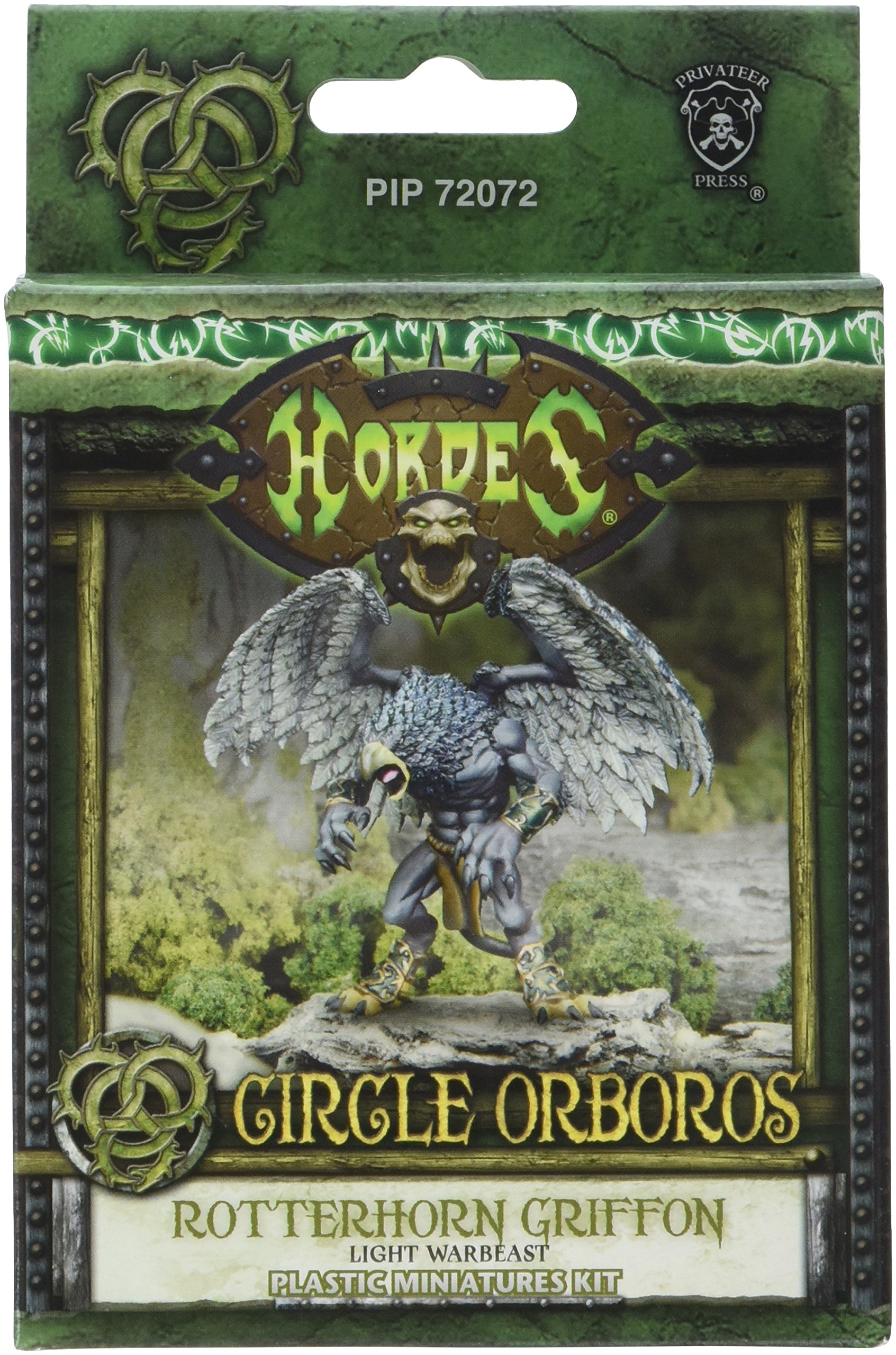 Privateer Press Hordes Circle Orboros Rotterhorn Griffon Model Kit - Fantasy Wargaming Miniature for Tabletop Battles & Collection Display