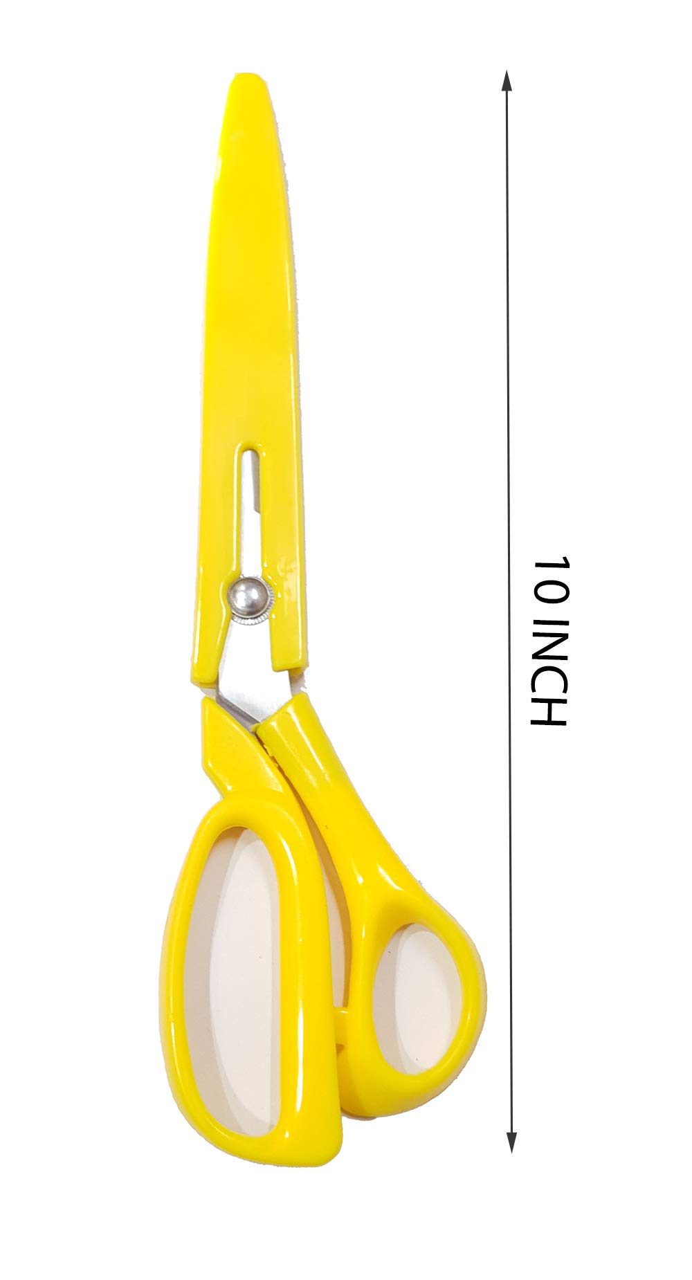 10-Inch Stainless Steel Multipurpose Cutting Scissors with Safety Cap - Premium Kitchen Shears for Cooking, Crafting & Gardening | Foreign Holics