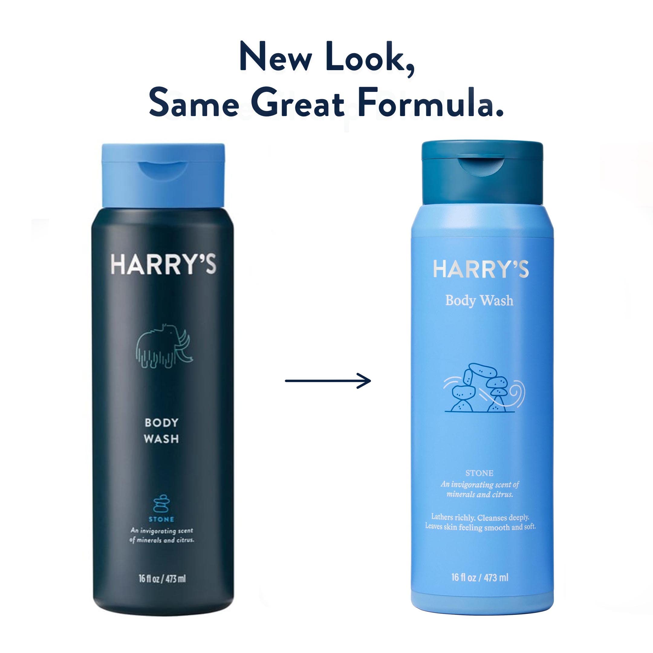 Harry's Men's Body Wash Variety Pack - 16 Fl oz (Pack of 4) - Refreshing Shower Gel for Men with Invigorating Scents - Perfect for Gym, Travel & Daily Use