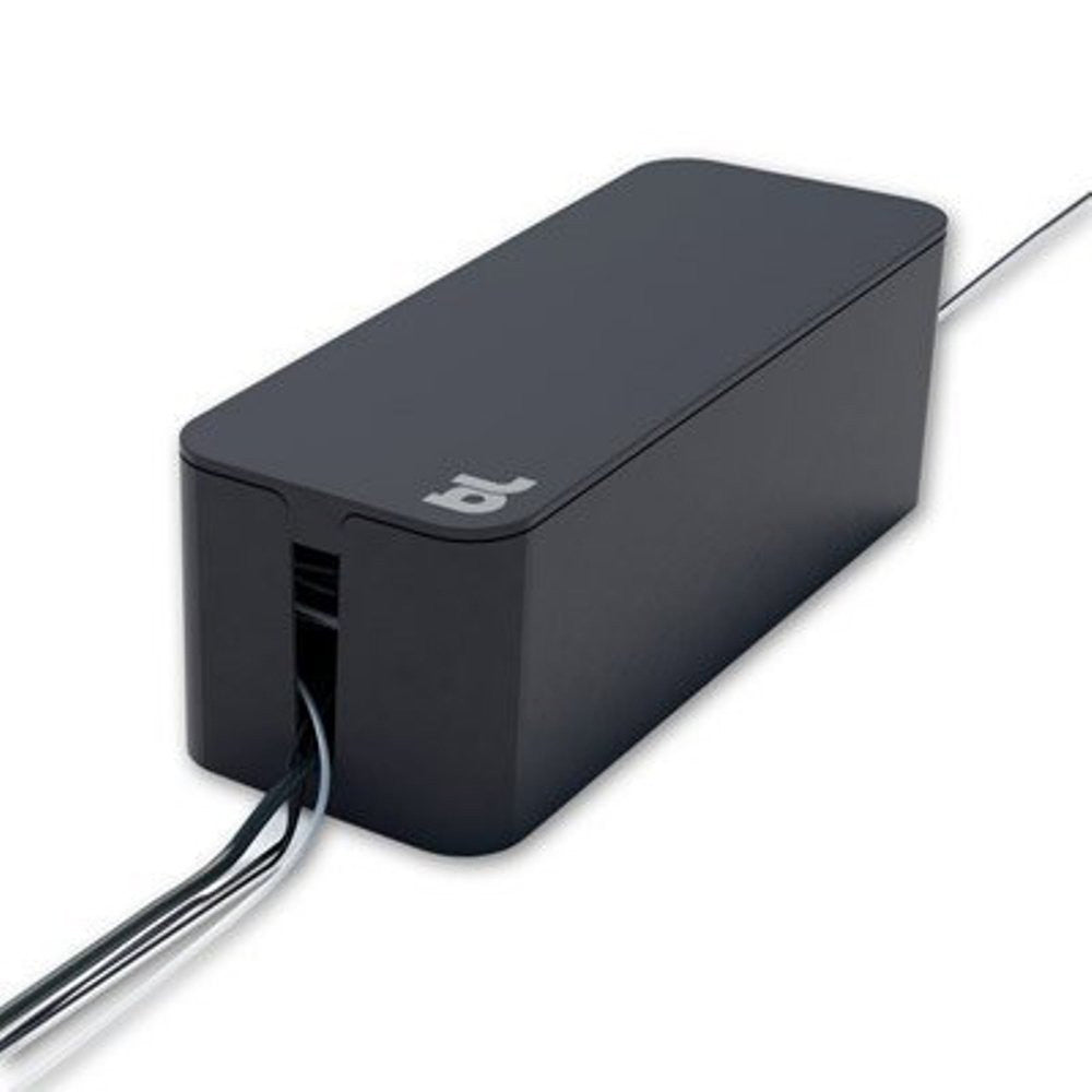 Bluelounge Cablebox - Cable Management Organizer for Desk & Home Office - Tidy Up Wires, Cords & Chargers for Neat Workspace Setup