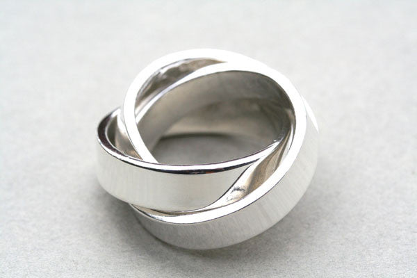 Flat Russian Wedding Ring Sterling Silver - Elegant & Timeless Band for Women & Men - Perfect for Engagements, Anniversaries & Special Occasions