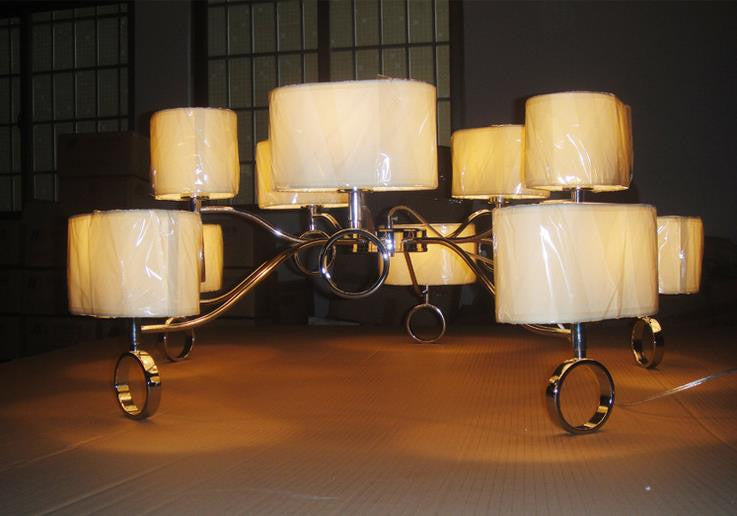 Grand Calan V2 Modern Crystal Chandelier - Elegant Ceiling Light Fixture for Dining Room, Living Room & Bedroom Decor
