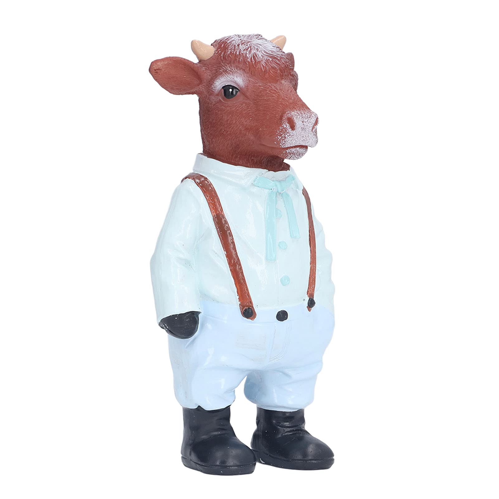 Metal Cattle Garden Decor Statue - Rustic Farmhouse Outdoor Lawn Ornament, Unique Gift for Farmers & Animal Lovers | Perfect for Backyard, Patio, Farm & Ranch Decoration