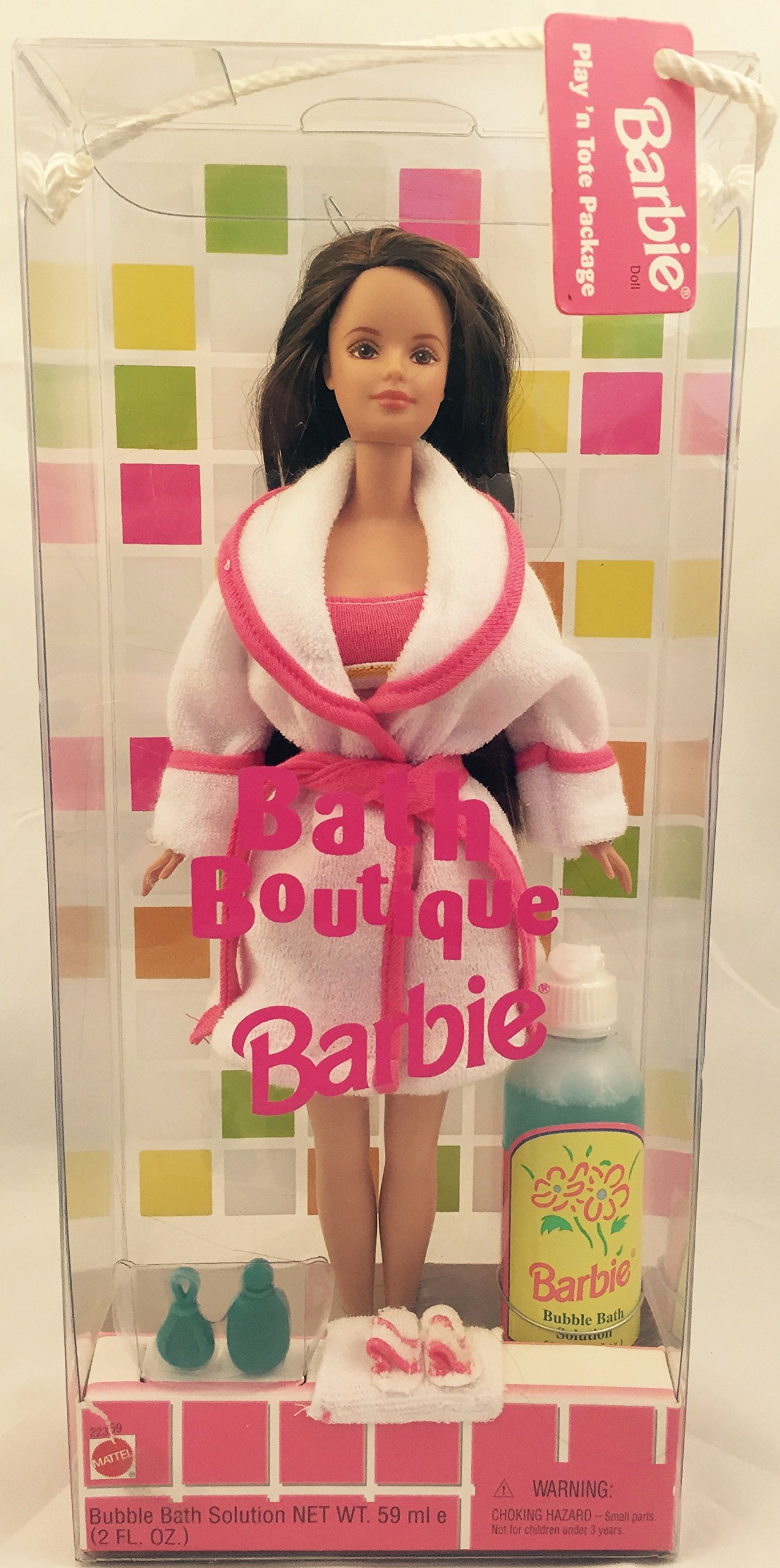 Mattel Bath Boutique Barbie Doll - Fashion Doll with Bath Accessories for Kids | Perfect for Pretend Play, Bath Time Fun & Collectors