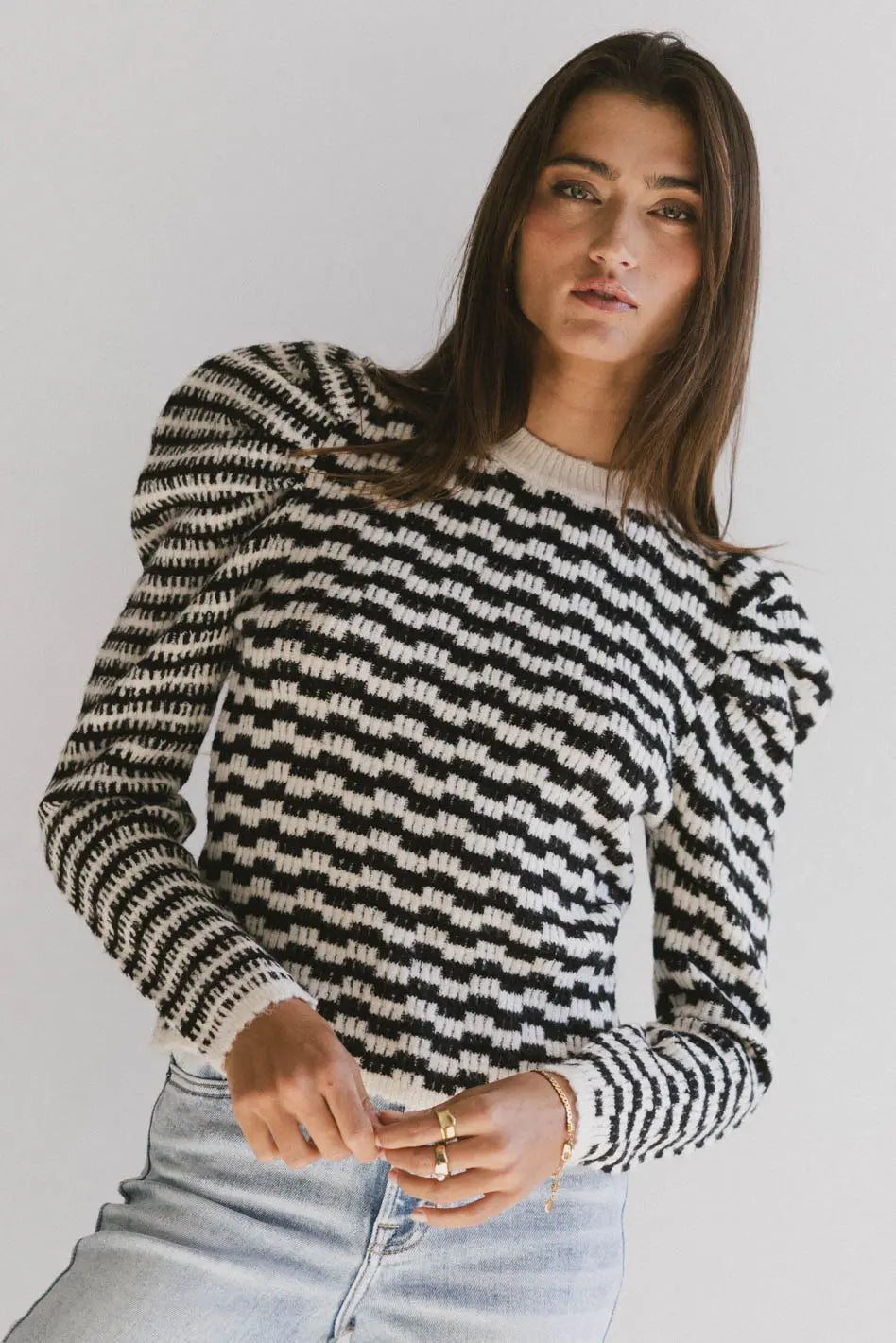 Black Dustin Knit Sweater for Men & Women | Cozy Winter Pullover | Perfect for Casual Outfits, Office Wear & Holiday Gatherings