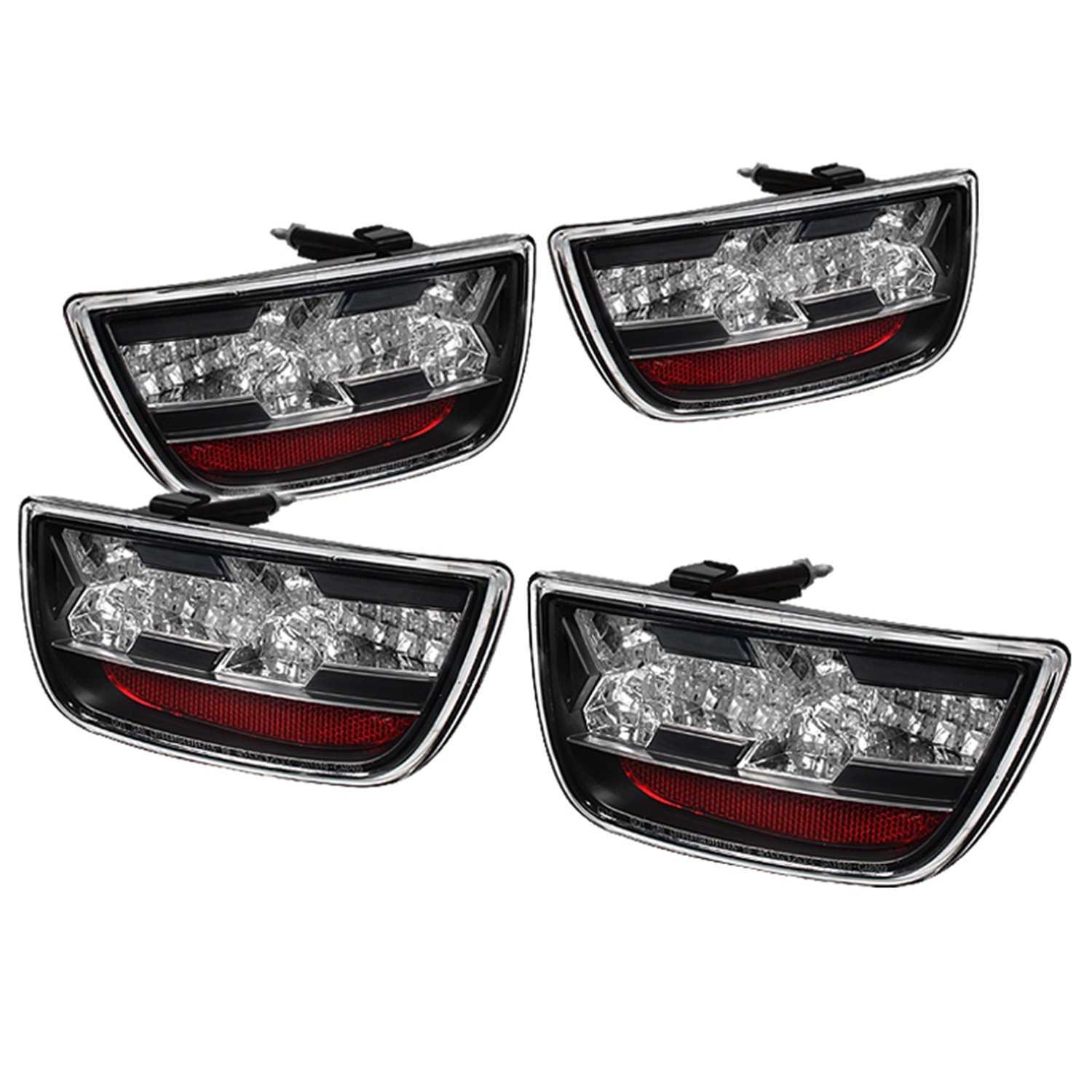 Spyder 5032188 LED Tail Lights for 2010-2013 Chevy Camaro - Black Smoke Lens - Direct Fit Replacement - Enhance Night Visibility & Style (Perfect for Upgrades, Car Shows & Night Driving)