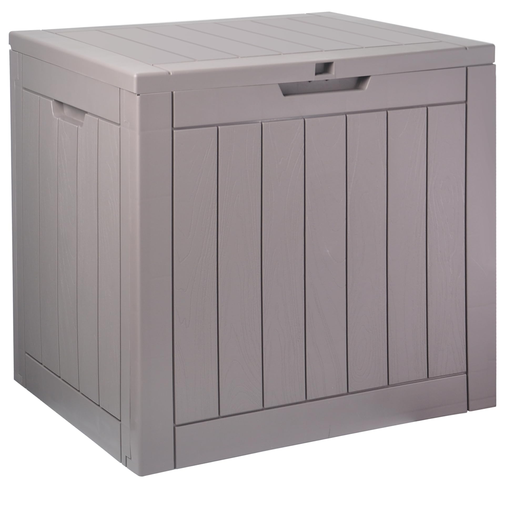 31 Gallon Waterproof Plastic Deck Storage Box with Lockable Lid - Outdoor Patio Toy & Garden Storage Bin for Deck, Backyard, and Poolside Organization