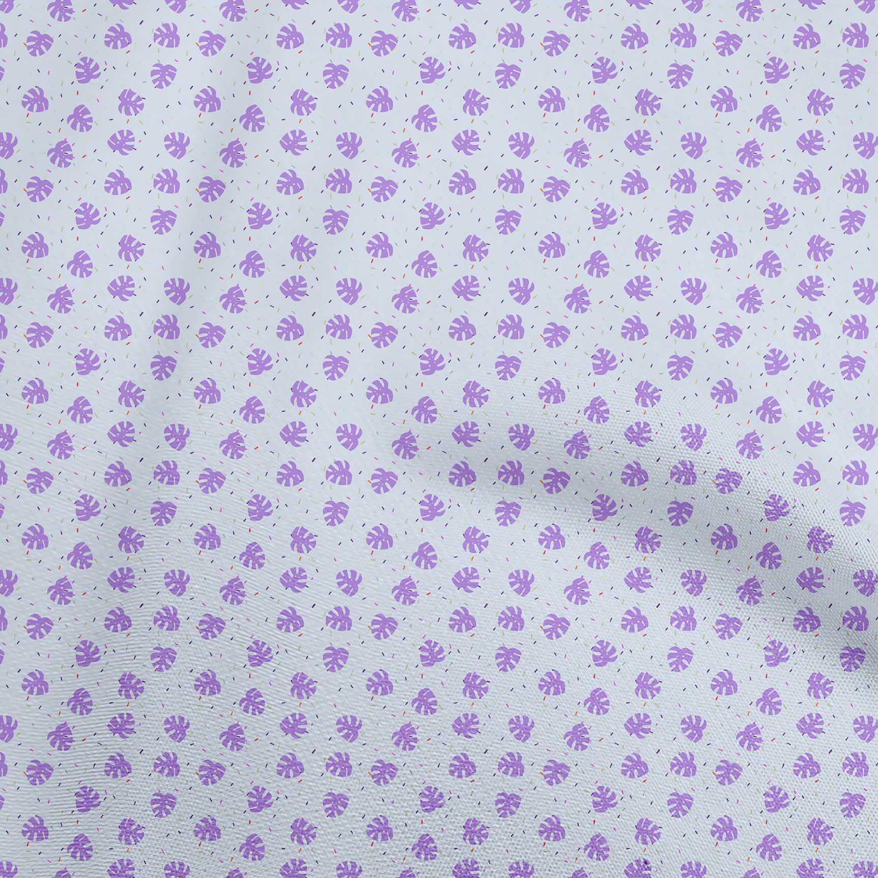 oneOone Silk Tabby Purple Fabric - 42 Inch Wide Printed DIY Sewing Material for Kids Clothing & Crafts | Perfect for Dresses, Quilting, and Home Decor Projects