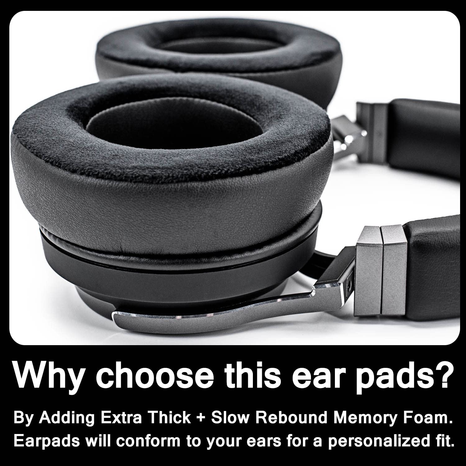 Virtuoso XT Replacement Ear Pads - Compatible with Corsair Virtuoso RGB Wireless SE Gaming Headset, Premium Hybrid Memory Foam Ear Cushions (Black) - Perfect for Long Gaming Sessions & Noise Isolation
