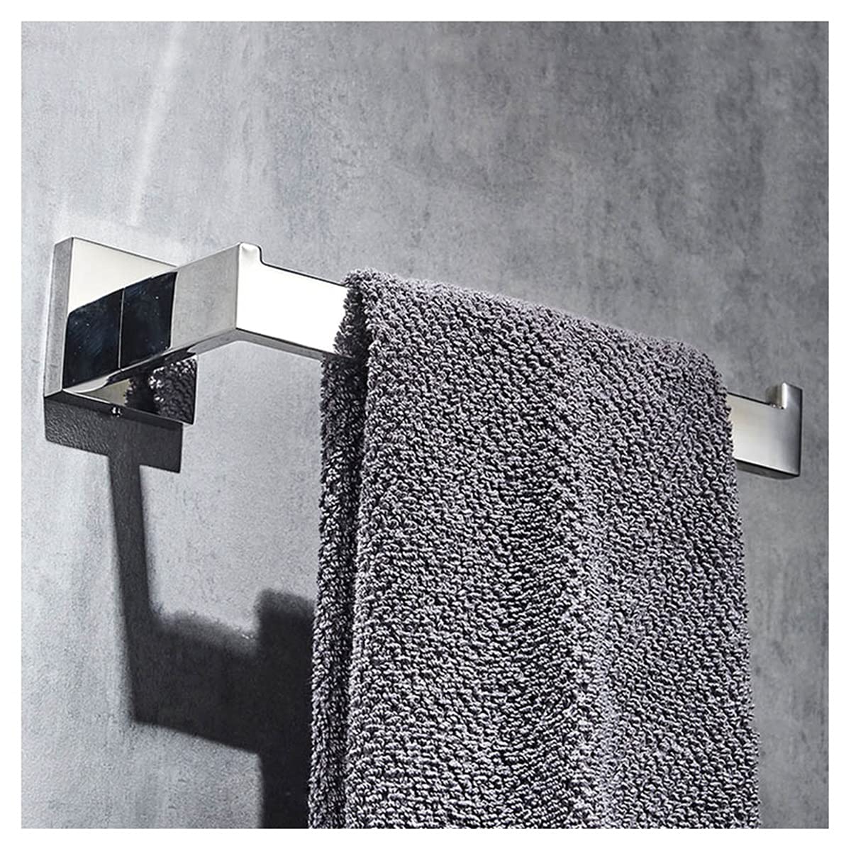 Stainless Steel Shower Shelves & Towel Bar Set - Bathroom Hardware & Bathing Accessories (B126-5 Towel Ring) - Perfect for Modern Bathroom Organization & Spa-Like Experience