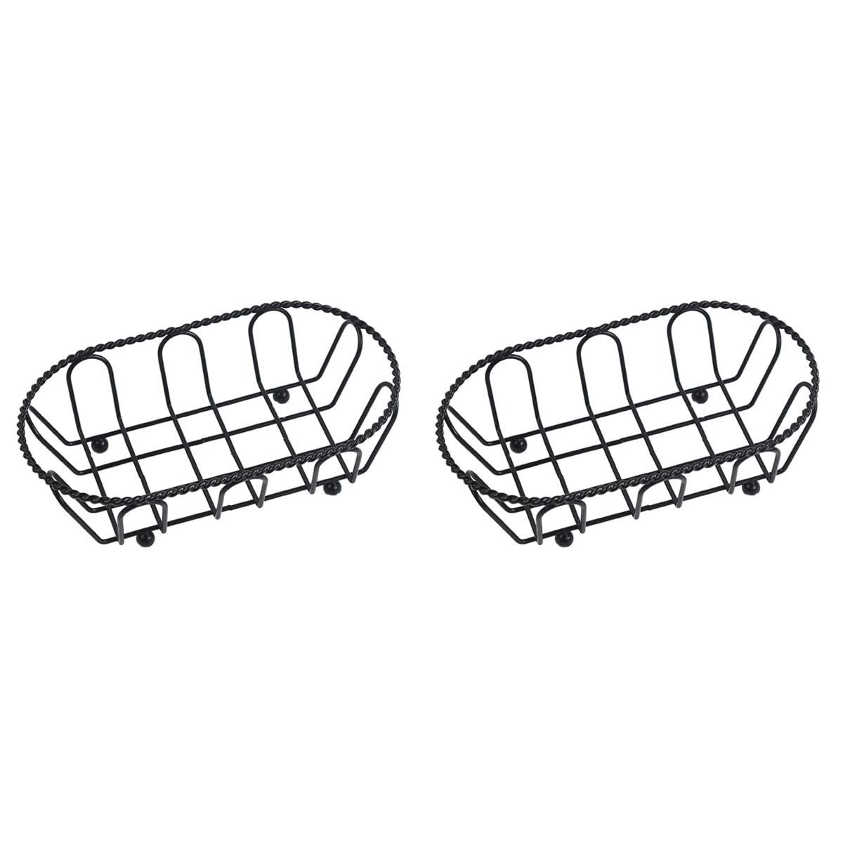 4PCS Metal Wire French Fries Basket - Kitchen Food Storage Basket for Eggs, Fruits, Snacks, Bread & Desserts | Durable & Stylish for Home, Restaurant & Picnic Use