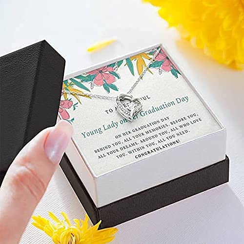 Graduation Necklace for Women - Unique & Sentimental Graduation Gift for High School Teenage Girls - Elegant Jewelry for Birthday, Christmas, Anniversary - Perfect for Ceremonies, Parties & Special Occasions