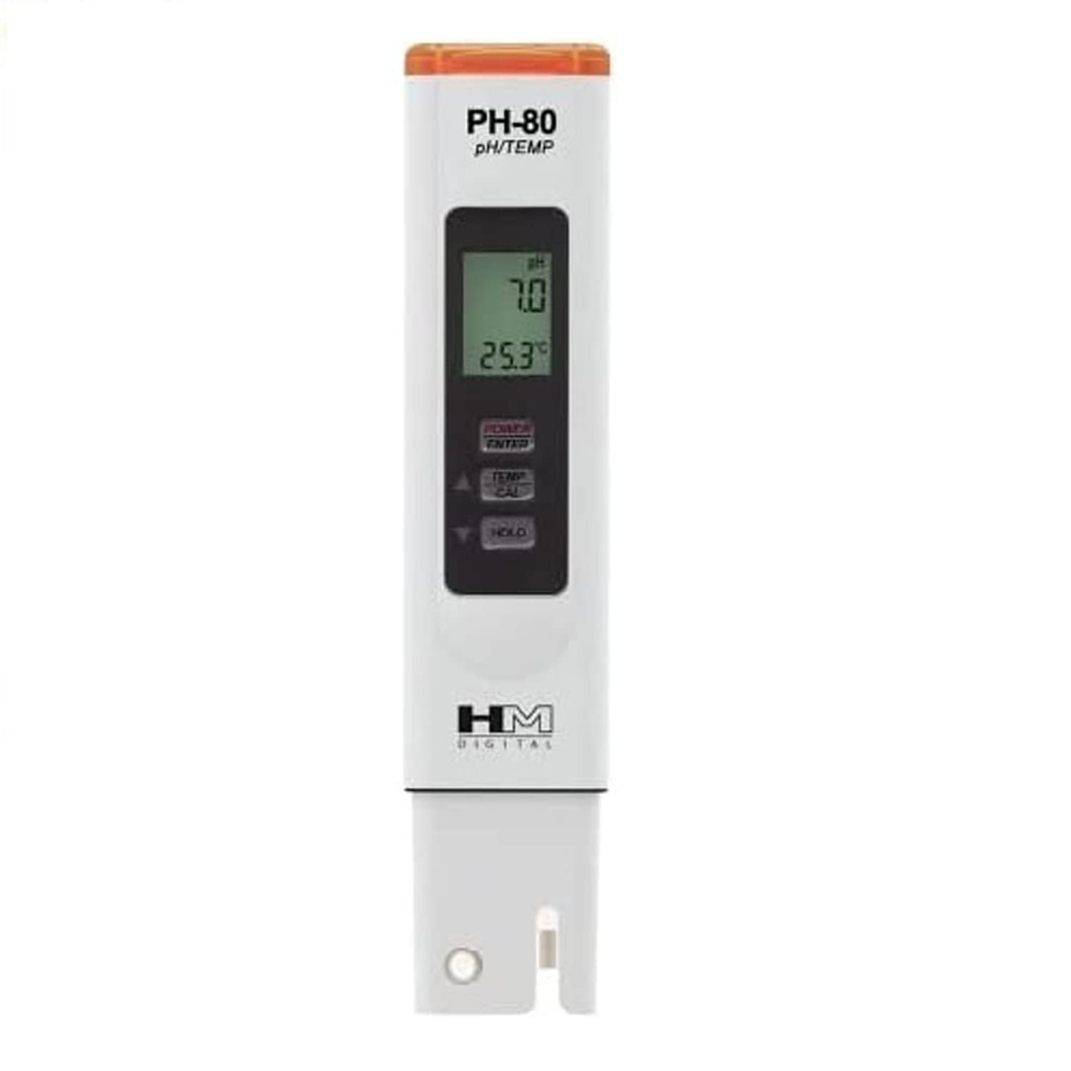 HM Digital PH-80 Waterproof pH Meter - Accurate Digital Water Tester for Aquariums, Pools, Hydroponics & Drinking Water