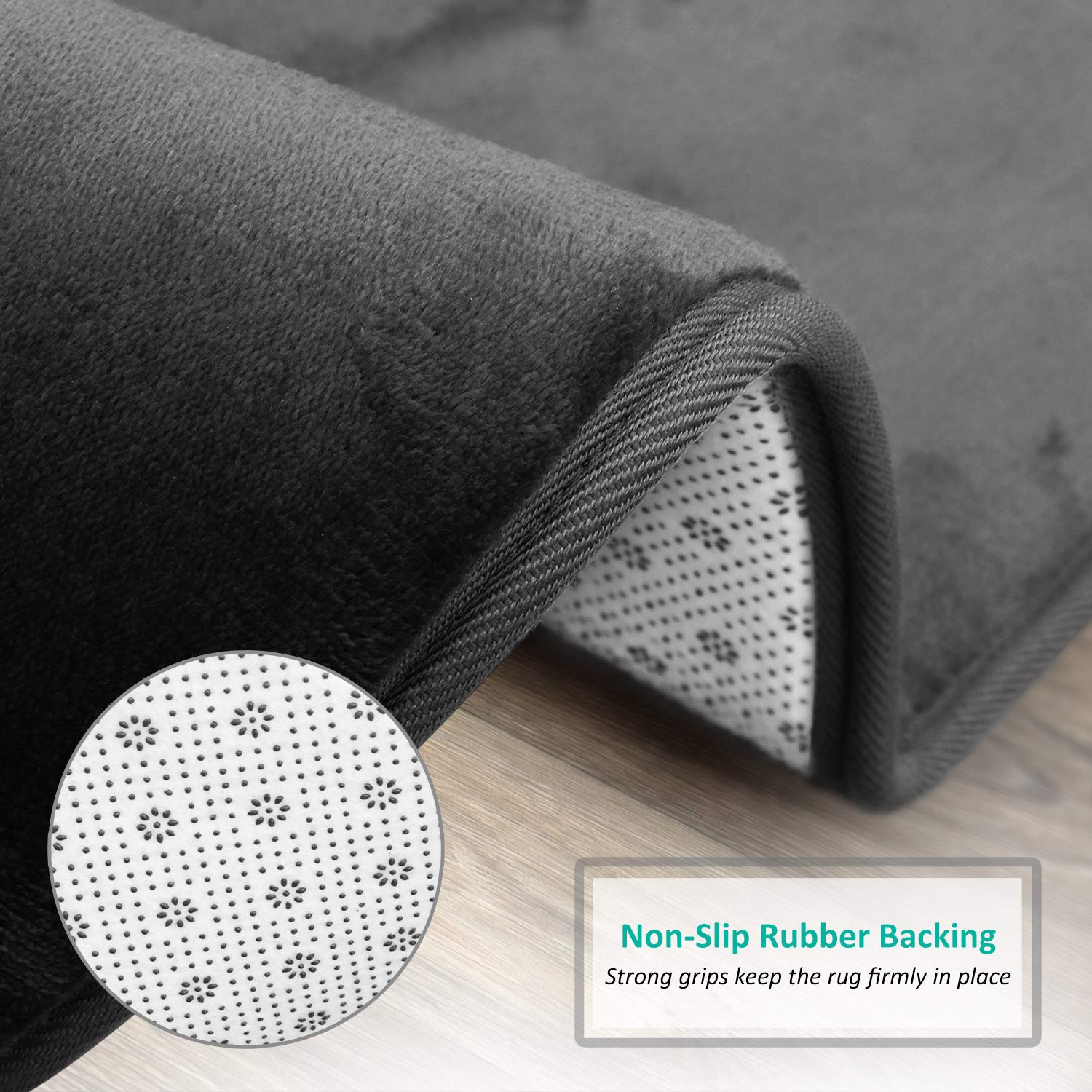 Clara Clark Memory Foam Bath Mat Set of 2 - Ultra Soft Non-Slip Bathroom Rug, Super Absorbent & Fast Drying, Machine Washable (20