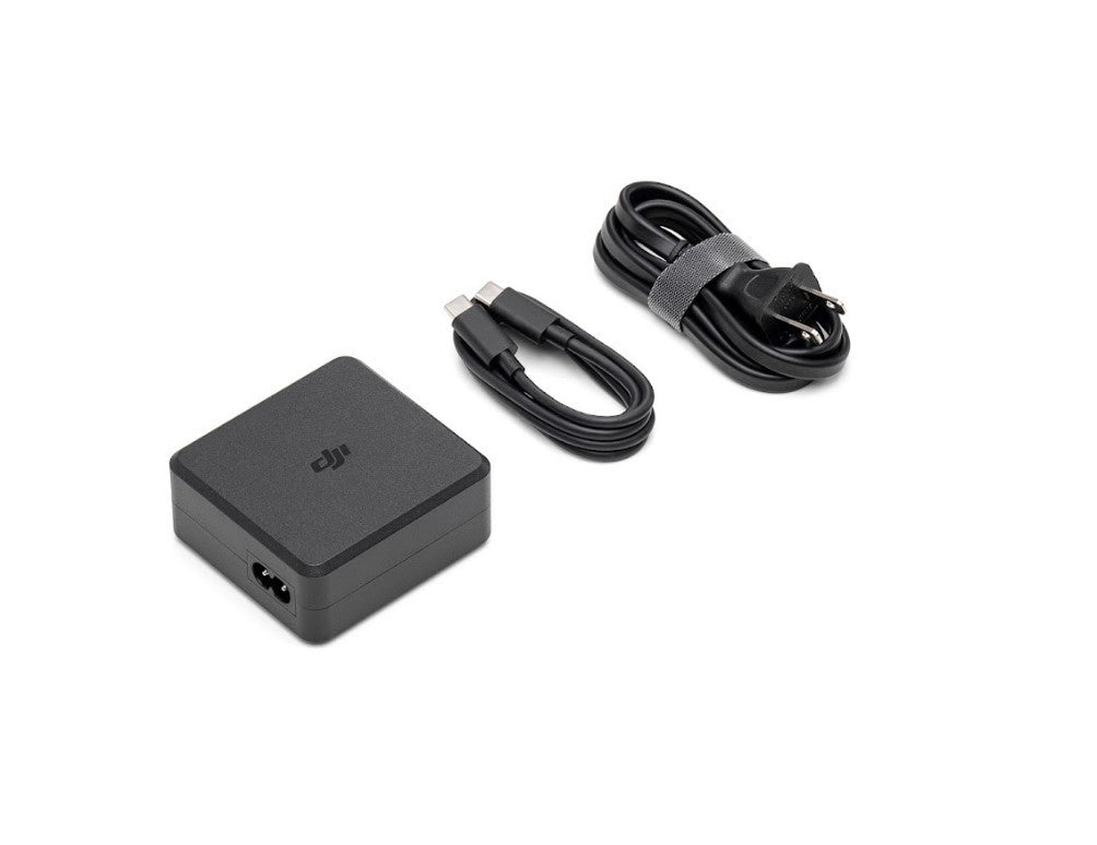 DJI 100W USB-C Fast Charger Power Adapter - Compact GaN Charger for Laptops, Phones & Tablets - Perfect for Travel, Office & Home Use