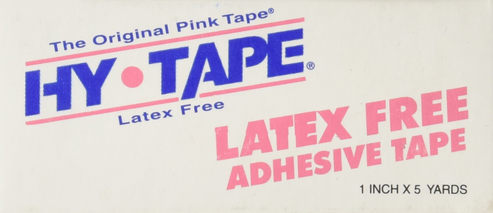 HY-TAPE The Original Pink Tape, 1 Inch x 5 Yards - Waterproof First Aid Tape for Wound Care & Sports Injuries - Ideal for Medical Use, Bandage Securing & Athletic Protection