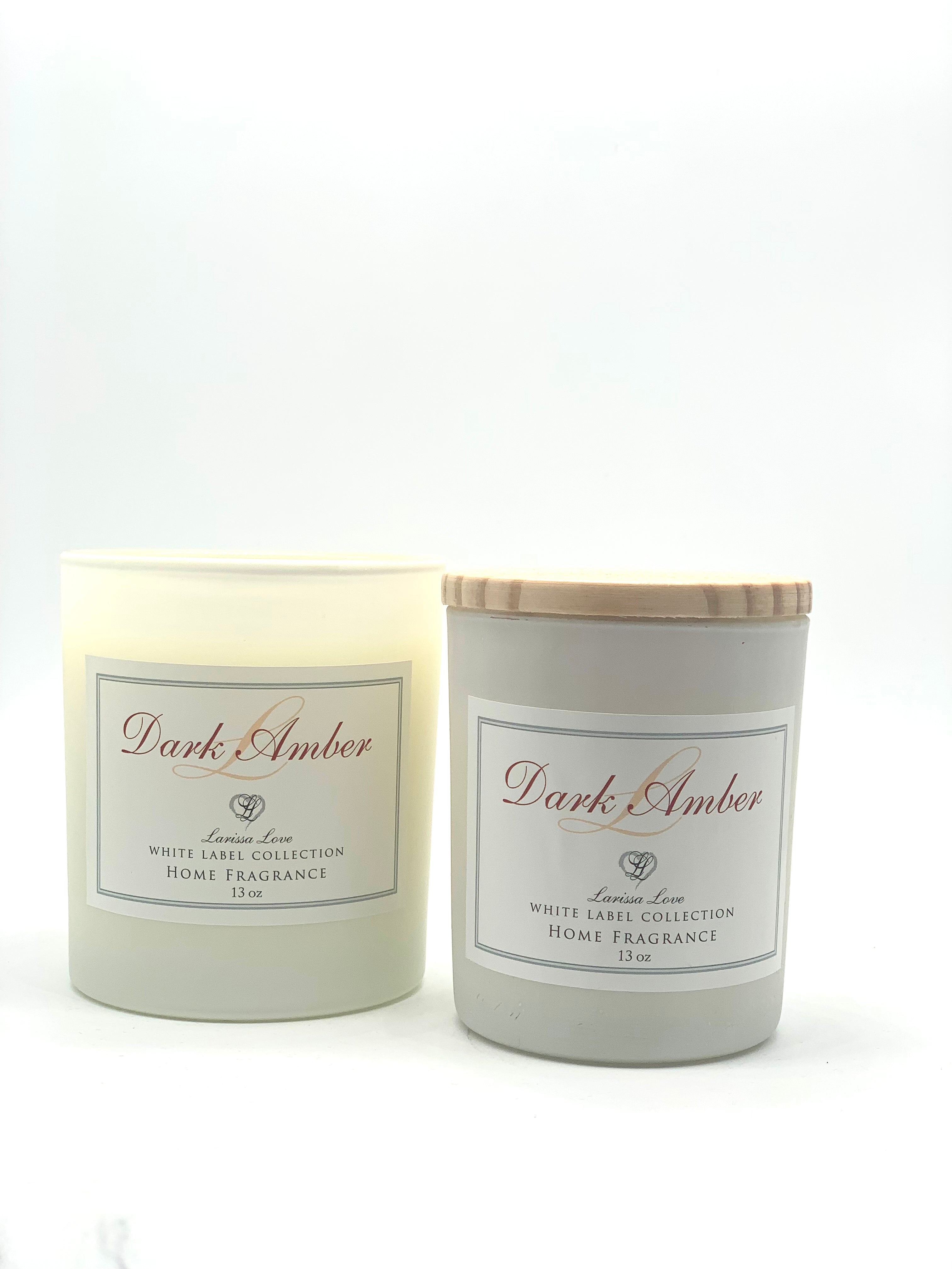 Premium Dark Amber Scented Candle - Long Lasting Home Fragrance for Relaxation, Aromatherapy & Romantic Ambiance | Perfect for Living Room, Bedroom & Spa Decor