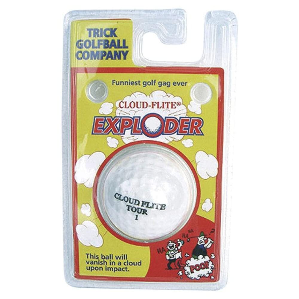 Exploding Golf Ball Prank - Classic Fun Gag Toy for Golfers | Hilarious Practical Joke for Parties & Outdoor Activities