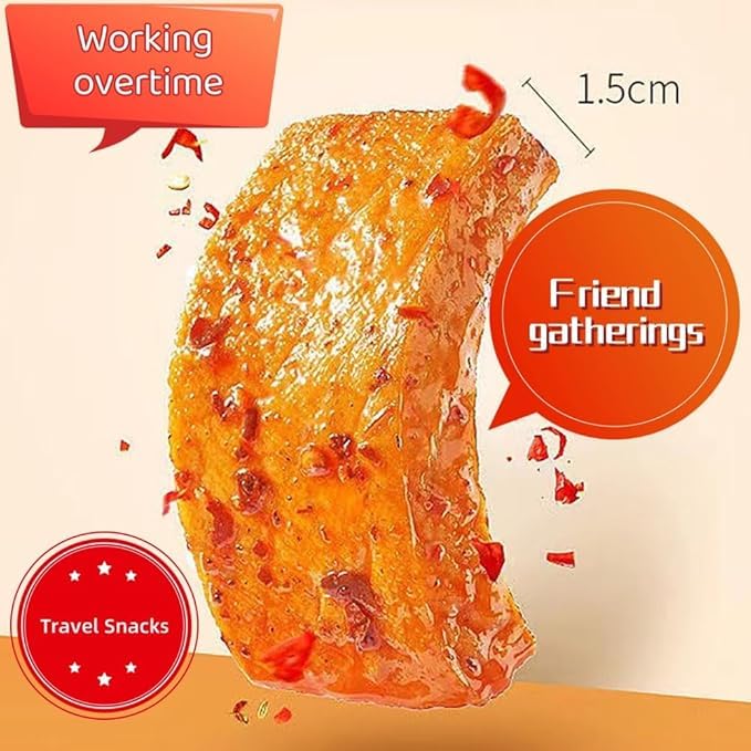 Spicy Dried Tofu Snacks - 5 Flavor Variety Pack (20 Individually Wrapped Bags, 440g/15.5oz) | Chinese Specialty Vegan Protein Snack | Perfect for Office, Travel & Healthy On-the-Go Munching