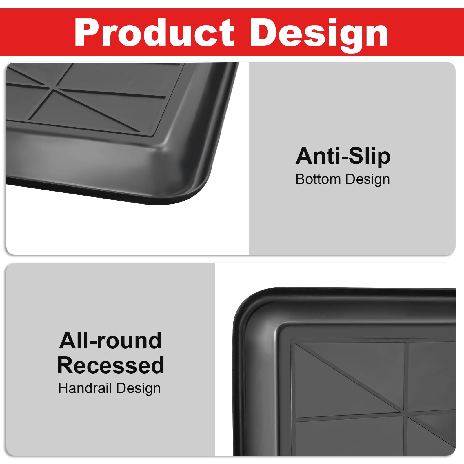 6Pcs Extra Large Car Oil Drip Pan - 35.4