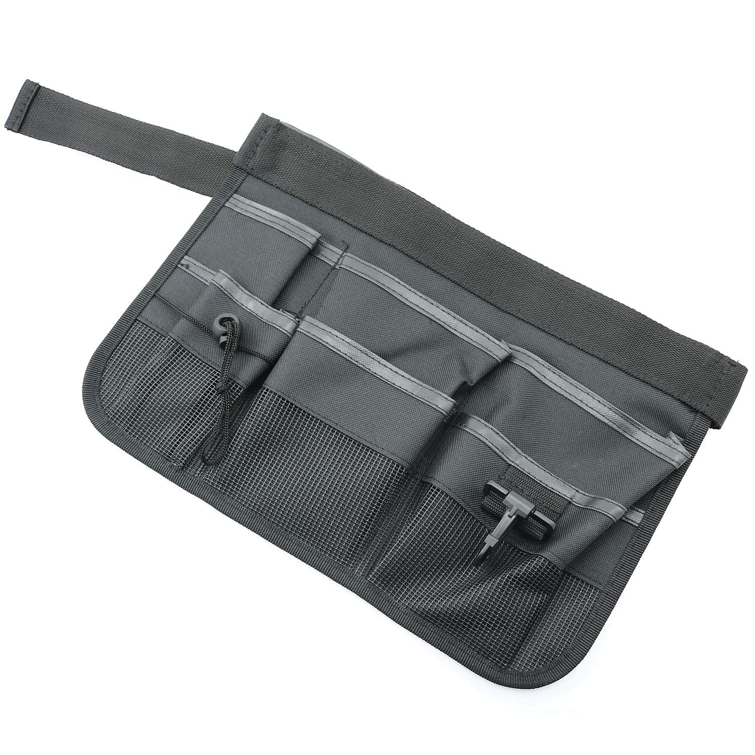 Black Gardening Tools Belt - 33x23mm/13x9inch Waist Bag Organizer & Apron for Gardeners | Perfect for Planting, Weeding & Landscaping